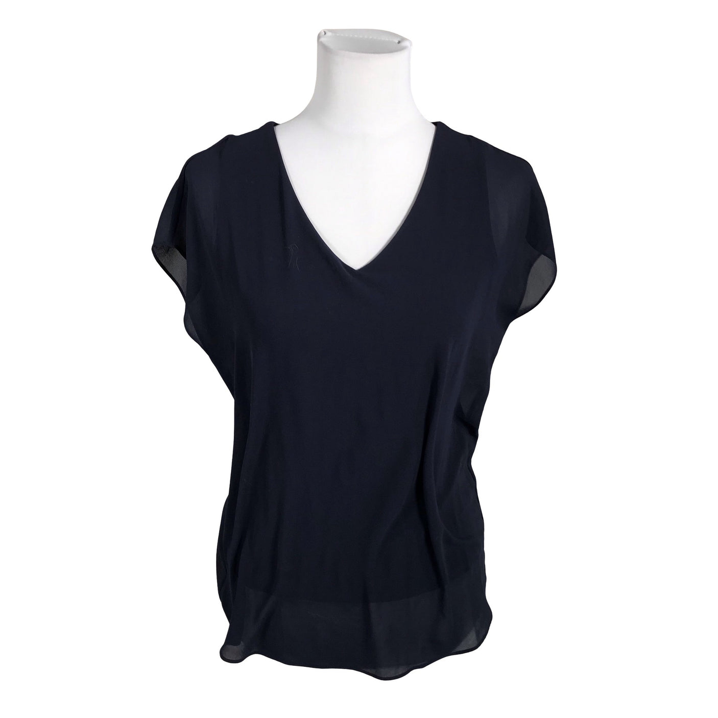 Unisex Gerry Weber - Short-sleeved blouse, size 38 - Blue (1)