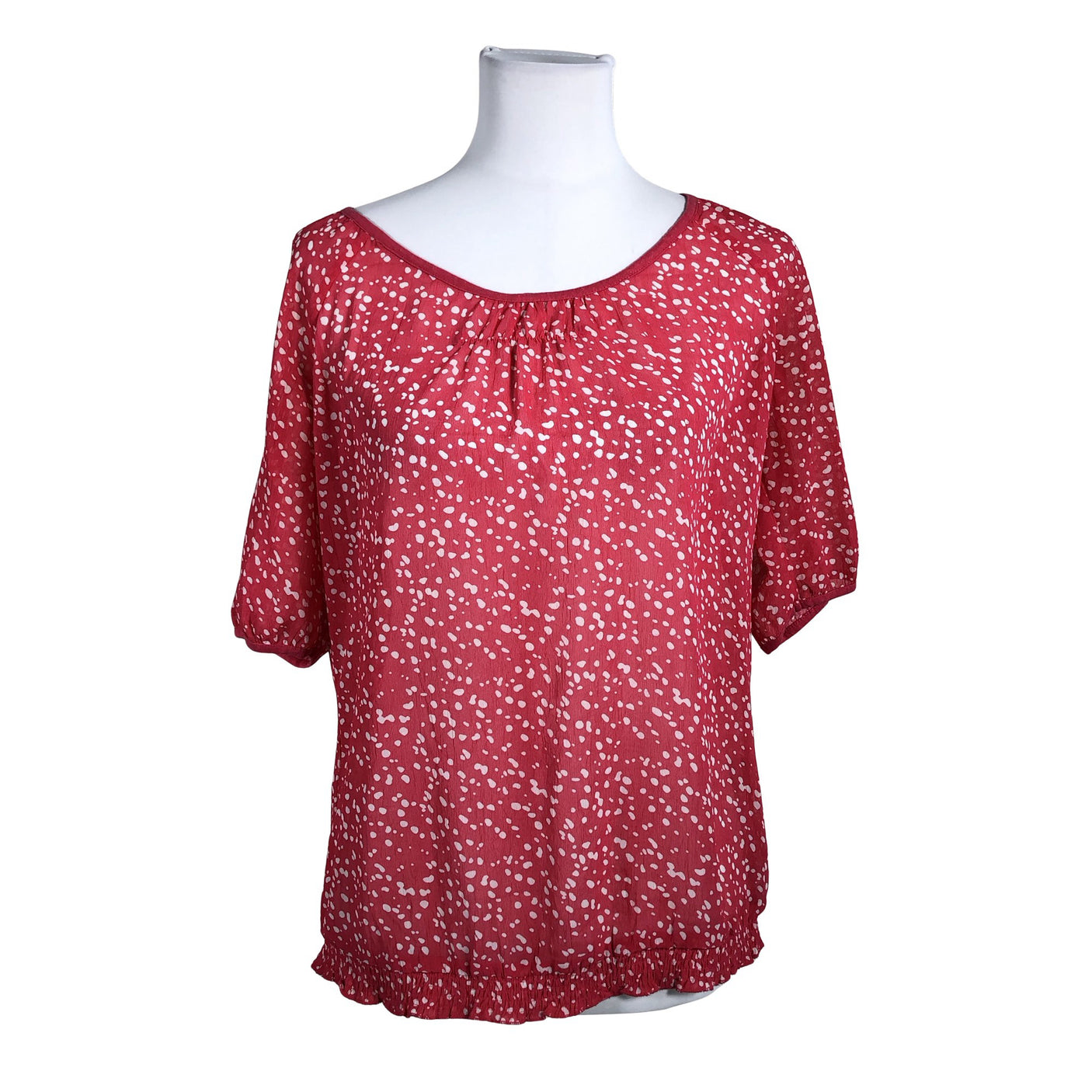 Unisex Esprit - Short-sleeved blouse, size 36 - Pink (1)