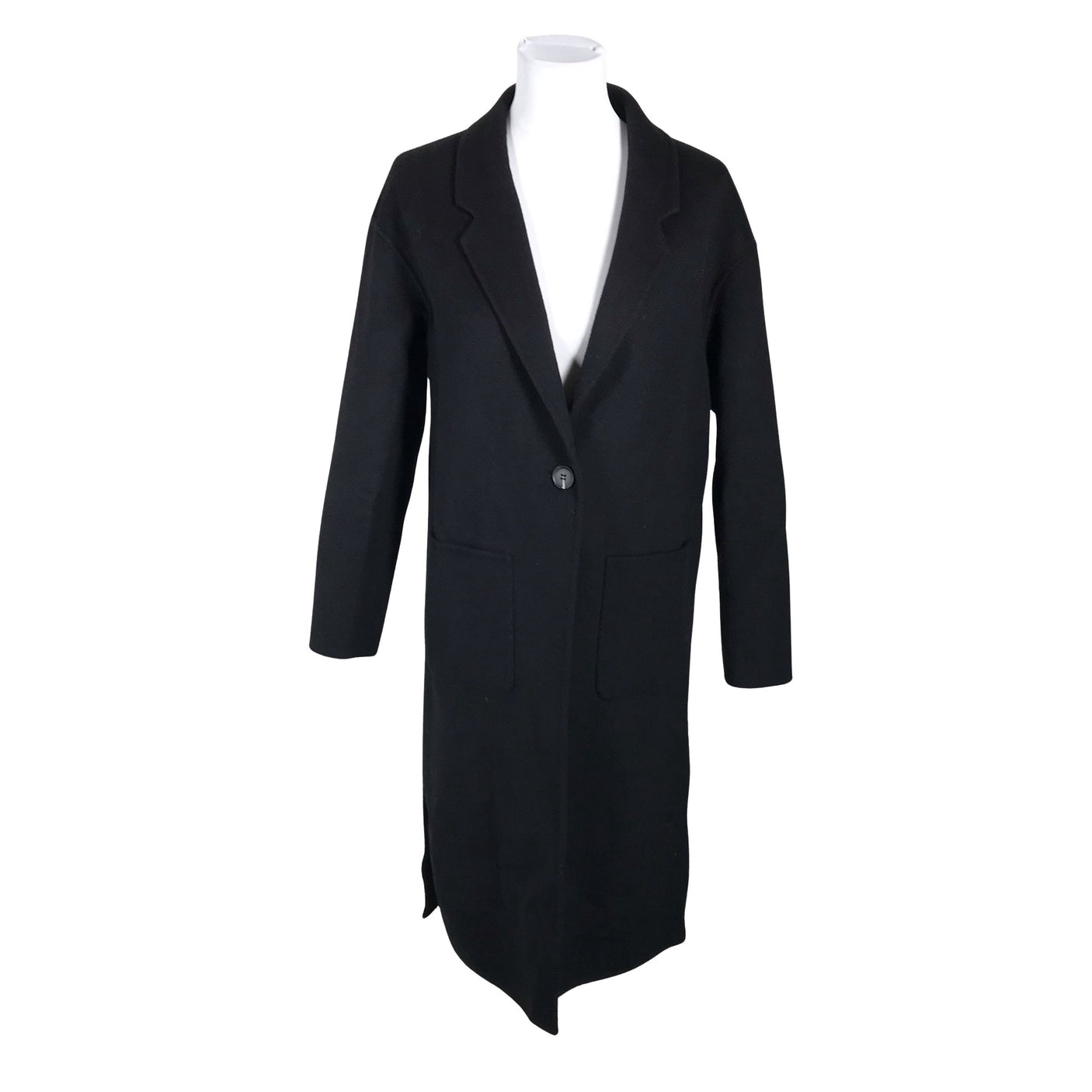 Unisex Nanso - Wool coat, size 36 - Black (1)