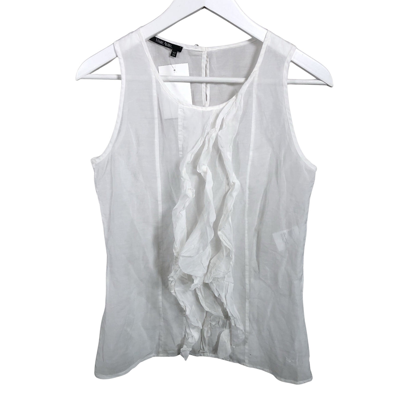 Unisex Marc Aurel - Top, size 34 - White (1)