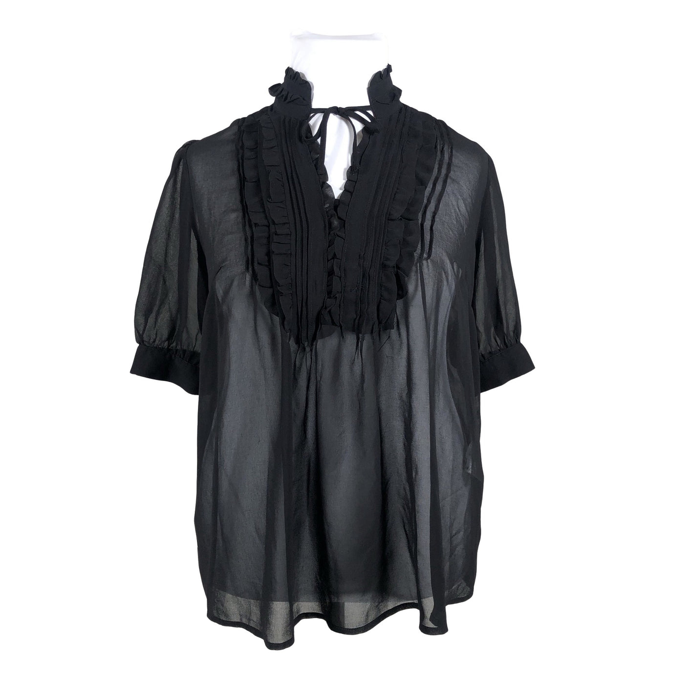 Unisex J.A.P - Short-sleeved blouse, size 42 - Black (1)