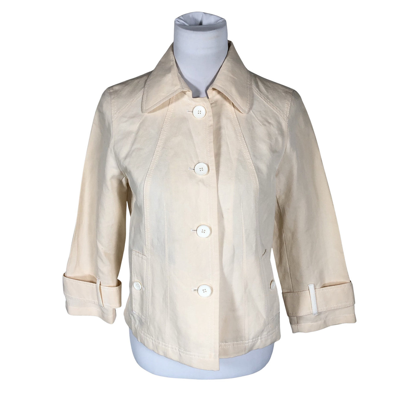 Unisex Taifun - Denim jacket, size 38 - Beige (1)