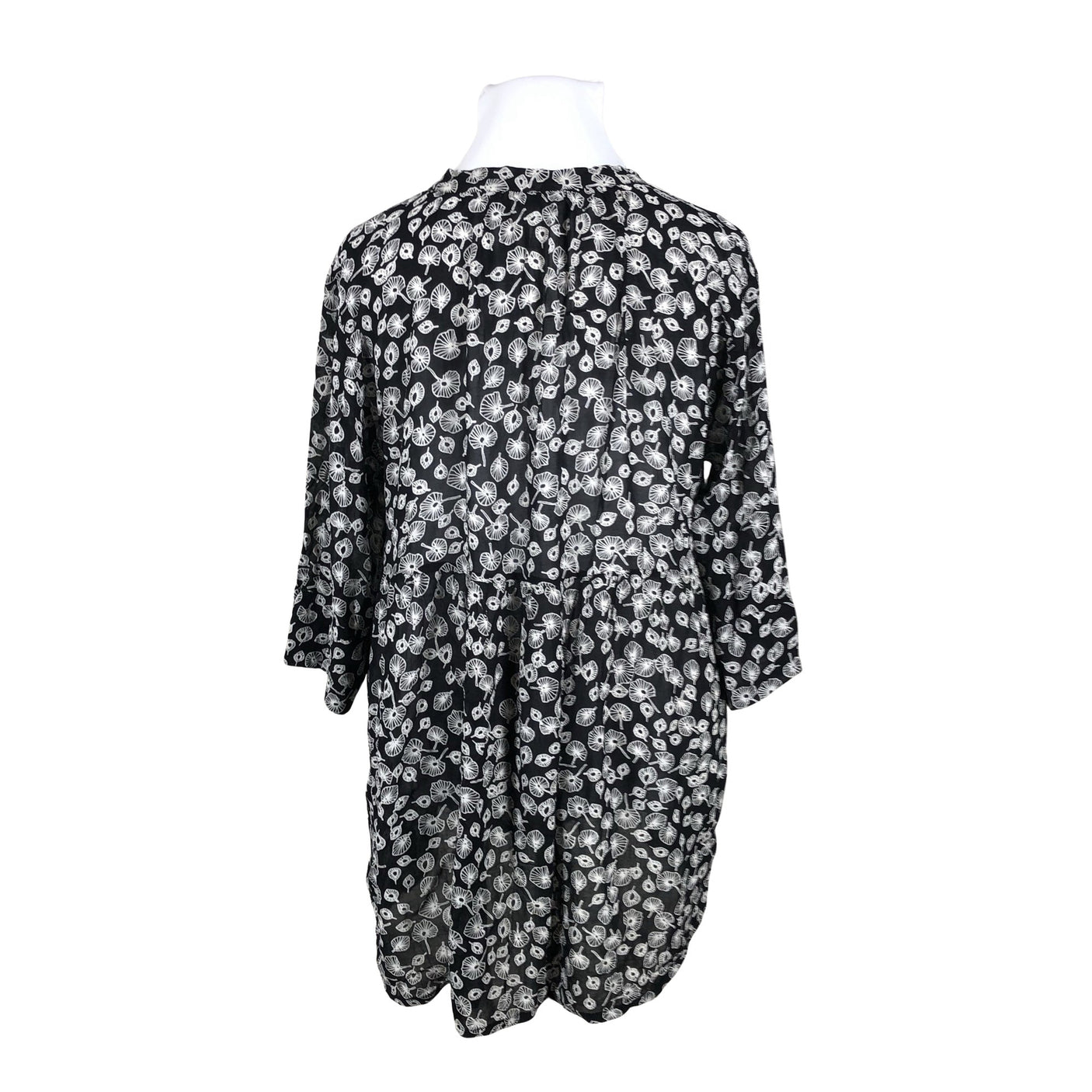 Unisex The Masai - Short-sleeved blouse, size 44 - Black (2)
