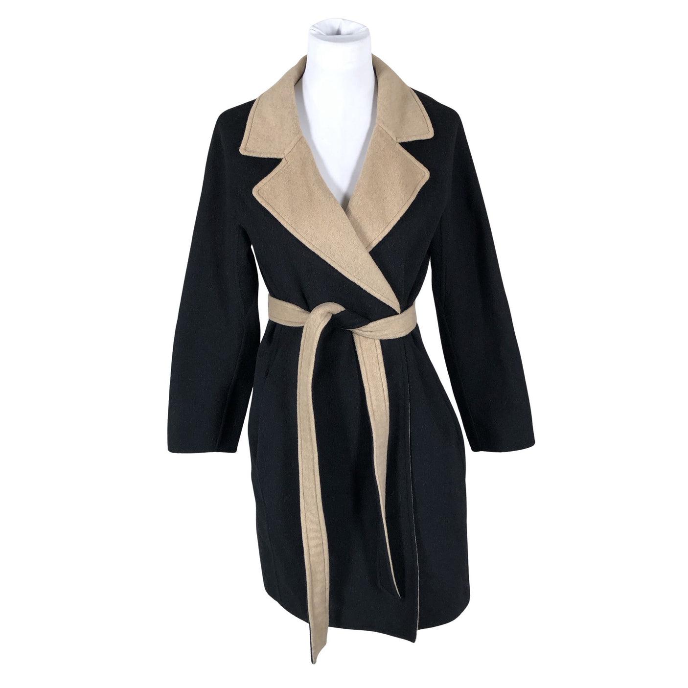 Unisex Max&Co - Wool coat, size 38 - Black (1)