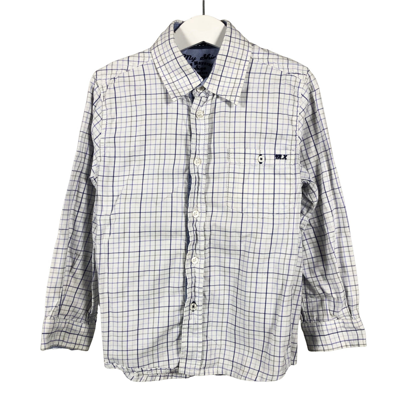 Unisex Mayoral - Collared shirt, size 122 - 128 - White (1)