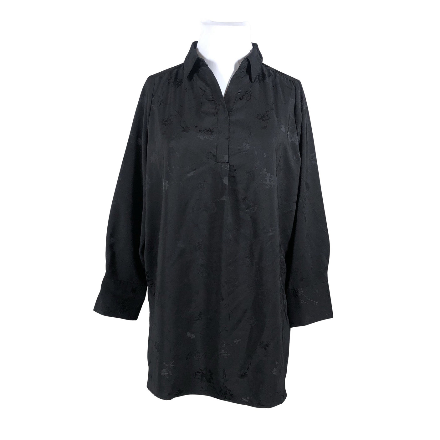 Unisex Ulla Popken - Tunic, size 46 - Black (1)