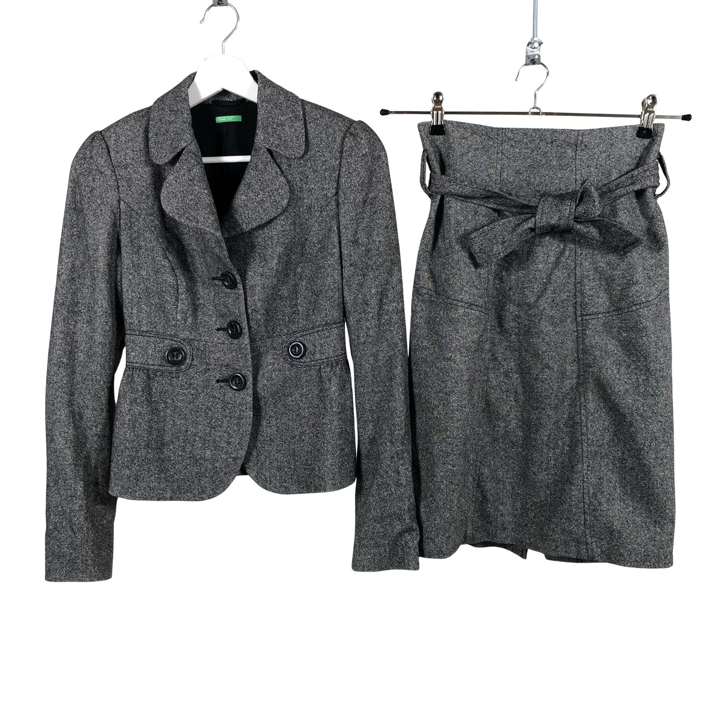 Unisex Benetton - Suit set, size 34 - Gray (1)