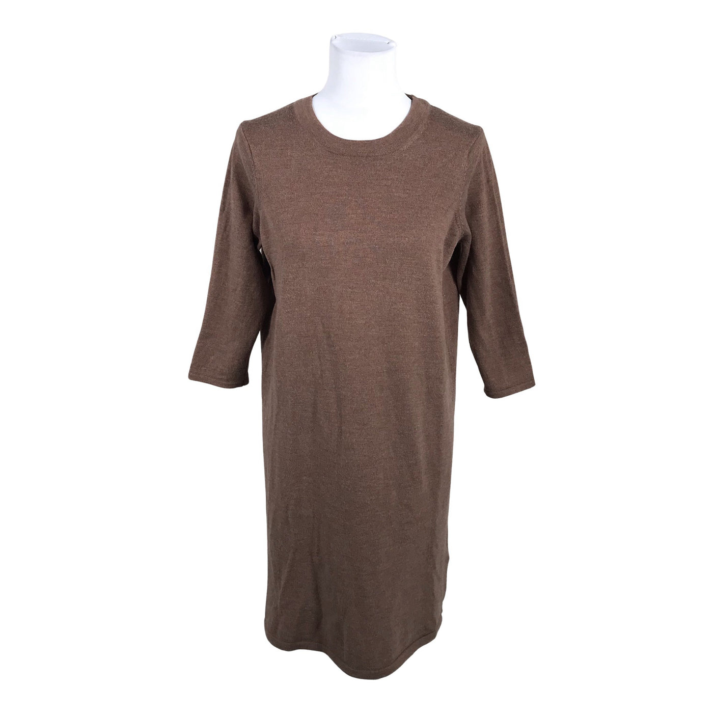 Unisex Essentials by Stockmann - Knit dress, size 40 - Brown (1)