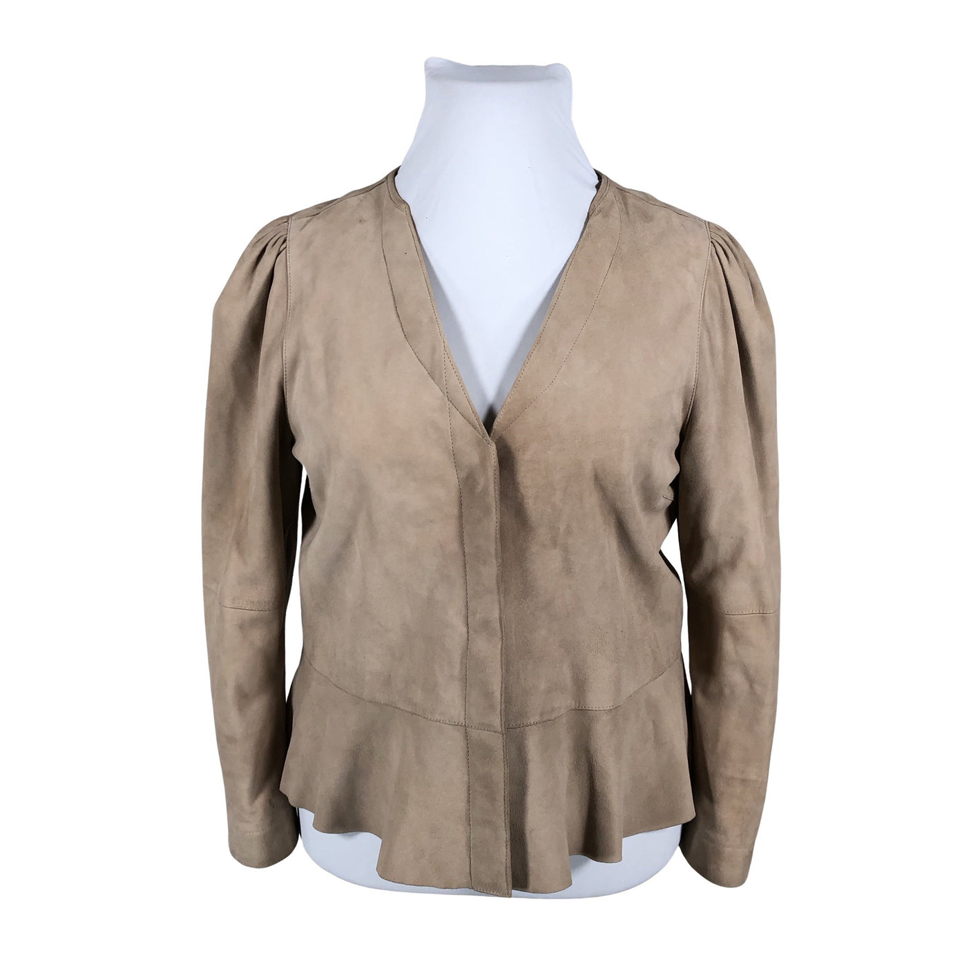 Unisex Part two - Leather jacket, size 42 - Beige (1)
