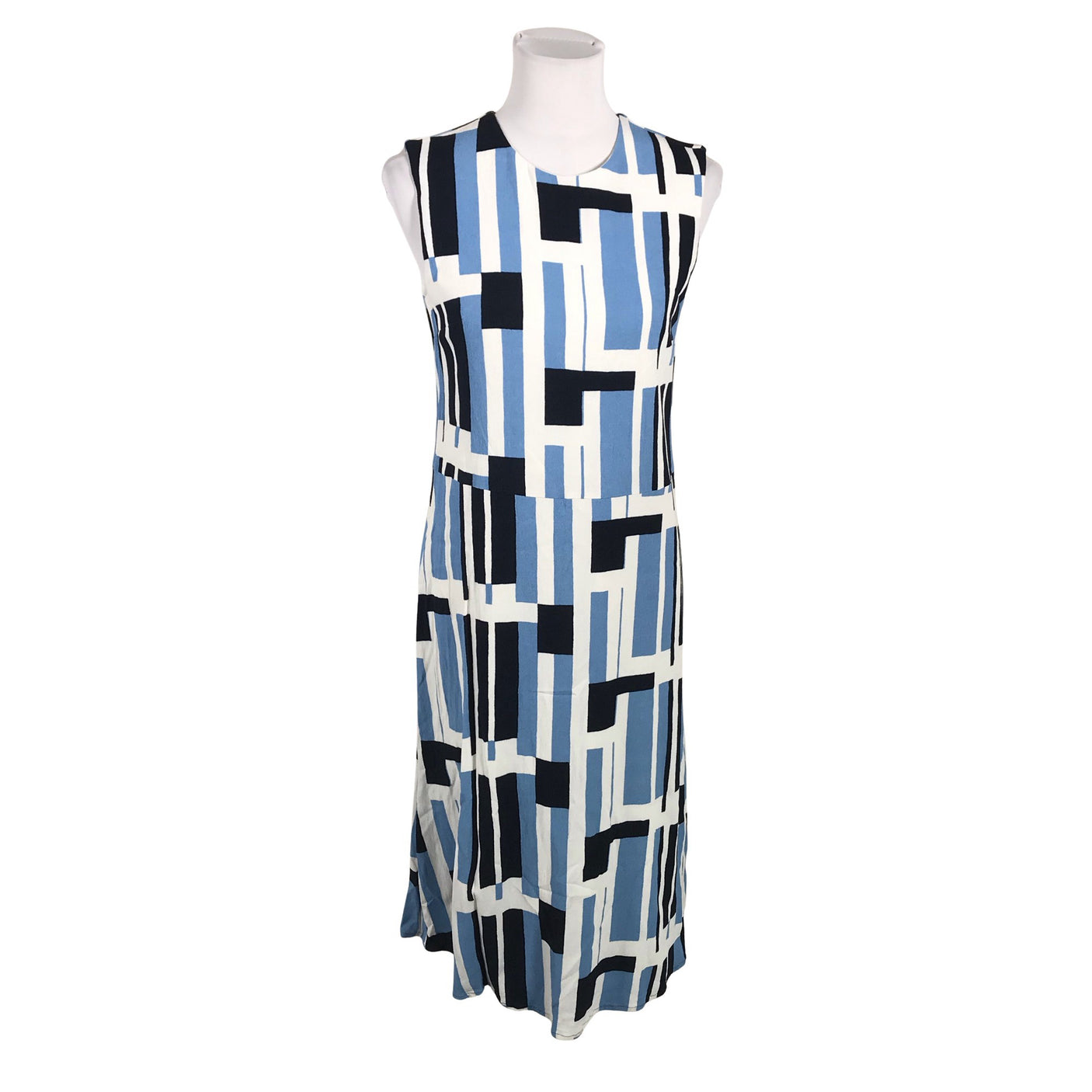 Unisex Marimekko - Schiffon dress, size 40 - Blue (1)