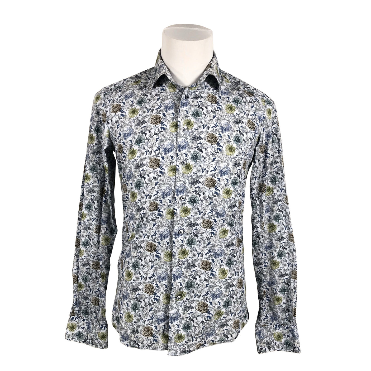 Unisex Sand - Collared shirt, size M - Light blue (1)