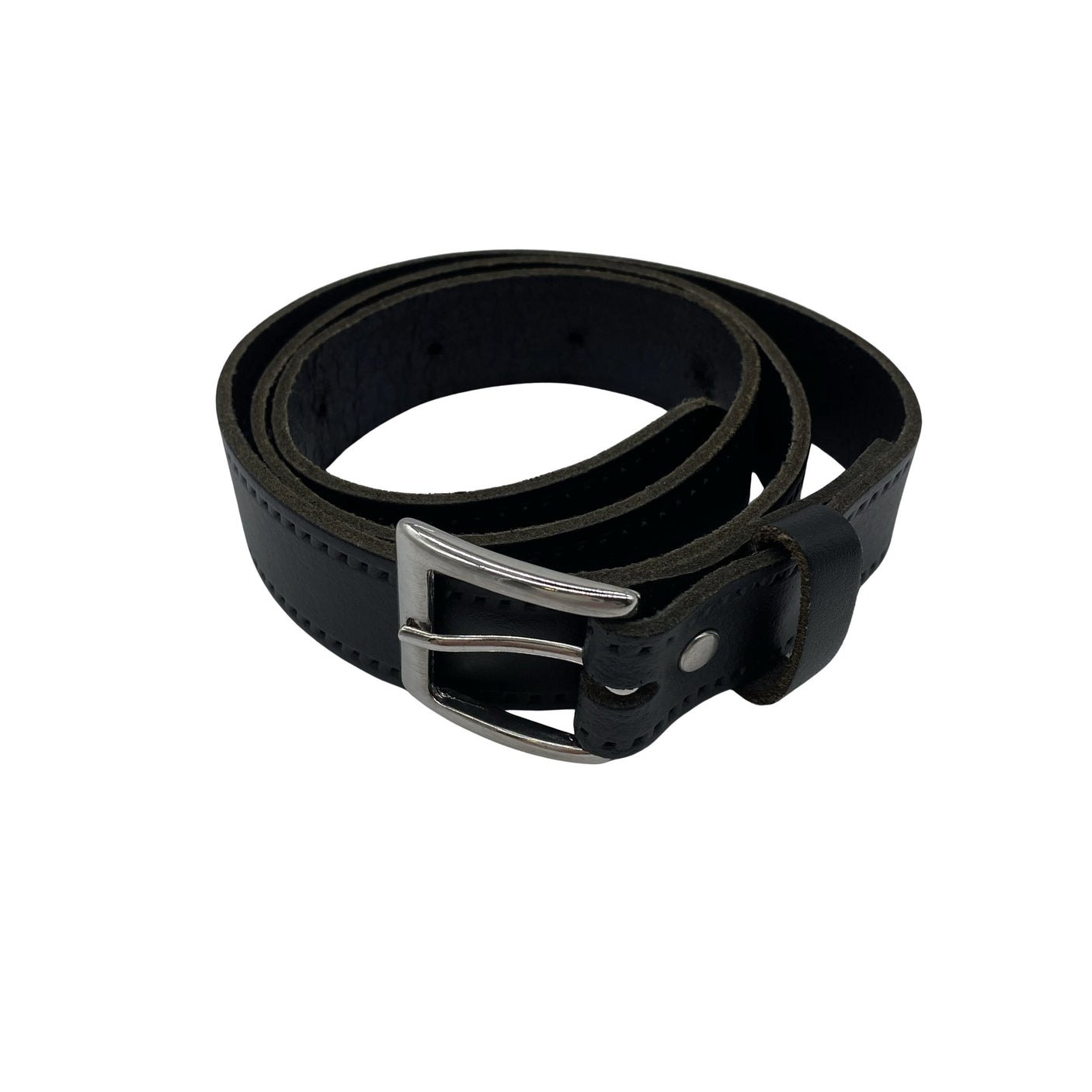 Unisex Nini's - Leather belt, size Ei kokoa - Black (1)