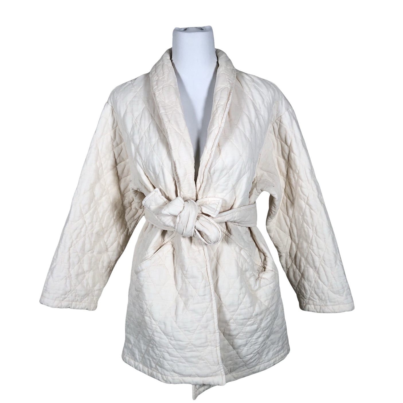 Unisex Bohemiana - Quilted jacket, size 40 - White (2)