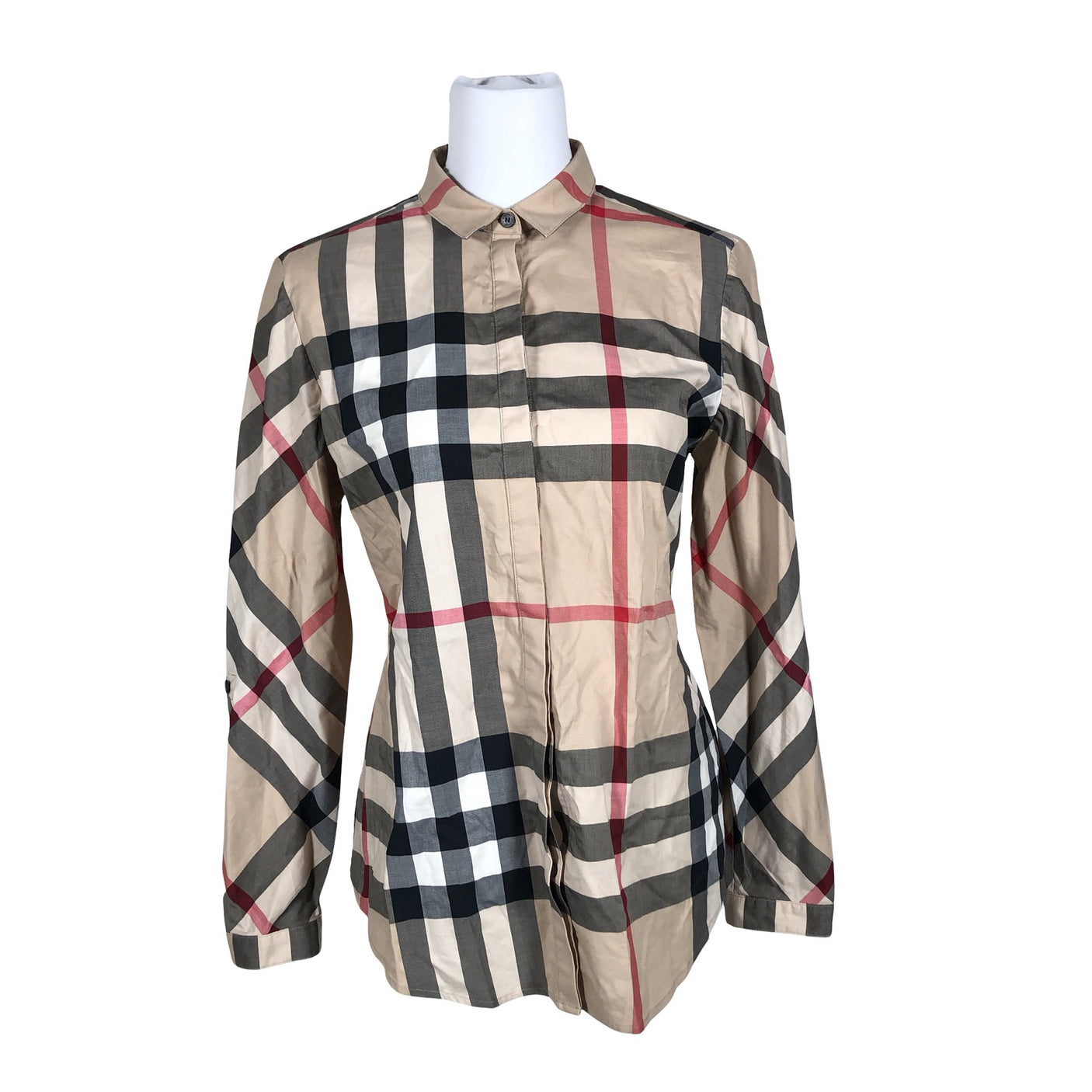 Unisex Burberry - Collared shirt, size 40 - Beige (1)