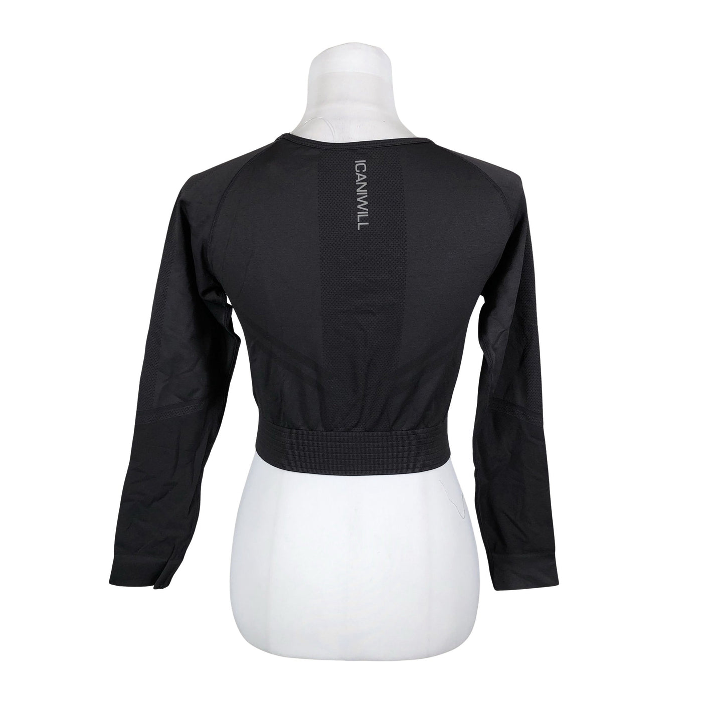 Unisex ICIW – Icaniwill - Sports shirt, long sleeve, size 38 - Gray (2)