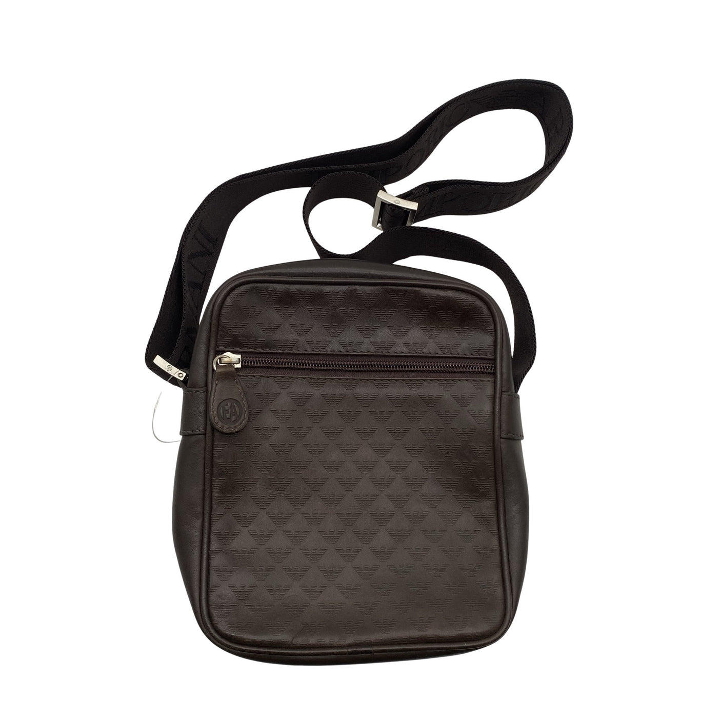 Unisex Emporio Armani - Shoulder bag, size Midi - Brown (1)