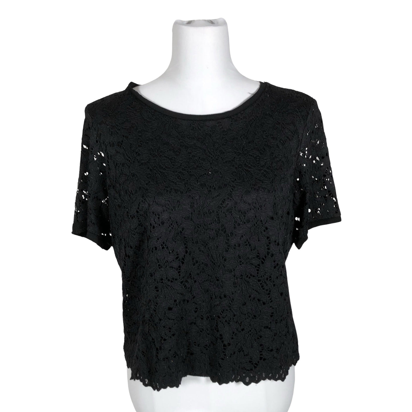 Unisex Esprit - Short-sleeved blouse, size 38 - Black (1)