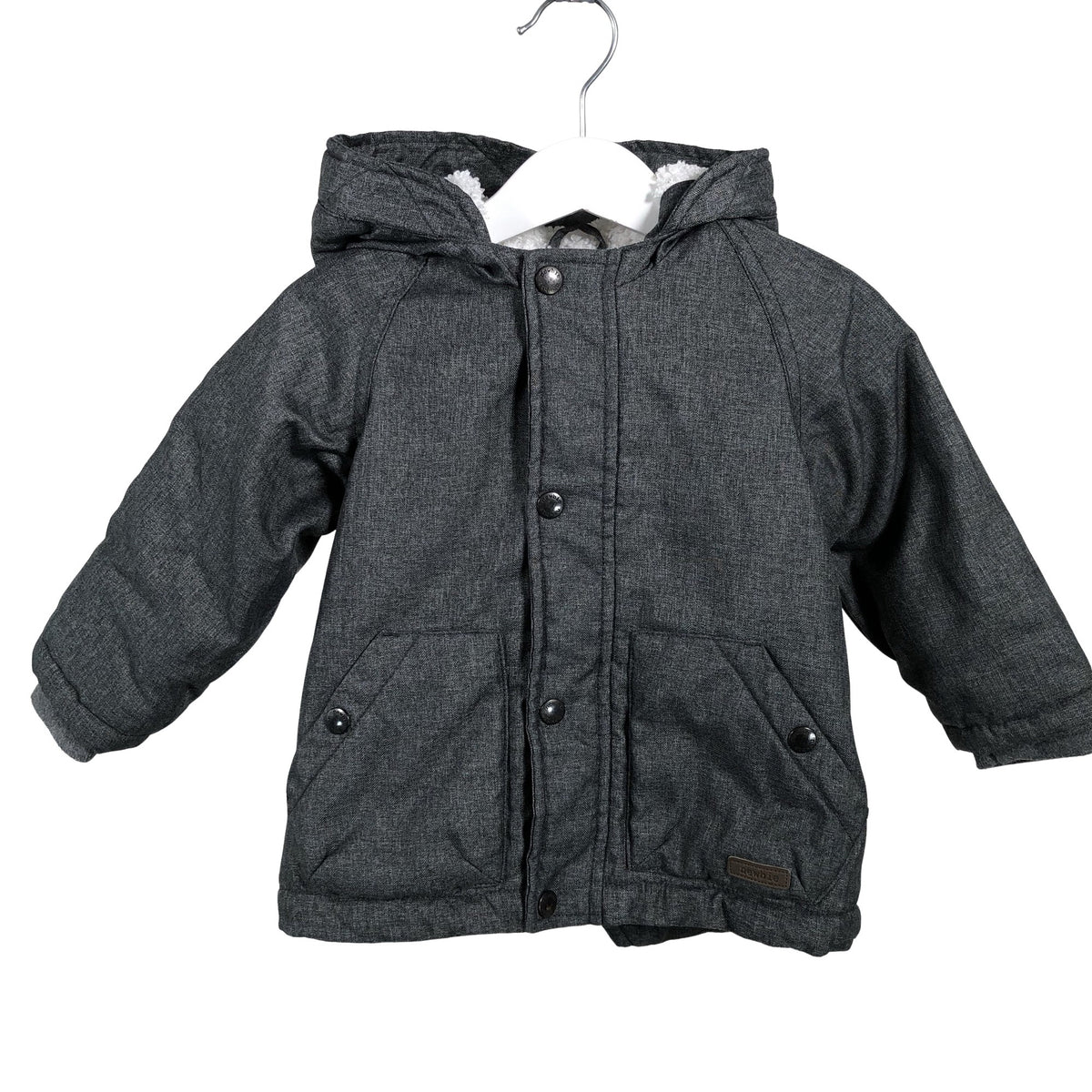 Unisex Newbie - Outdoor jacket, size 74 - 80 - Gray (1)