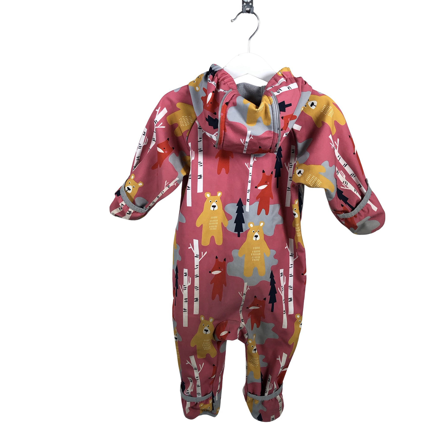 Unisex Jonathan - Soft shell jumpsuit, size 68 - 74 - Pink (2)
