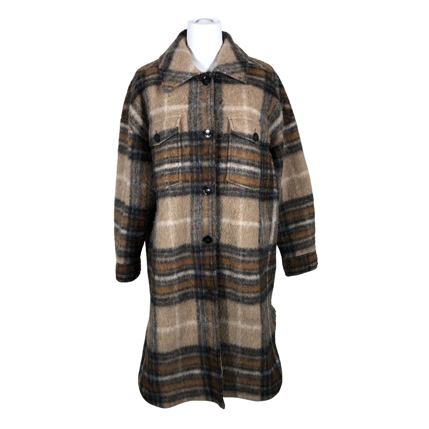 Unisex Gerry Weber - Wool coat, size 40 - Brown (1)