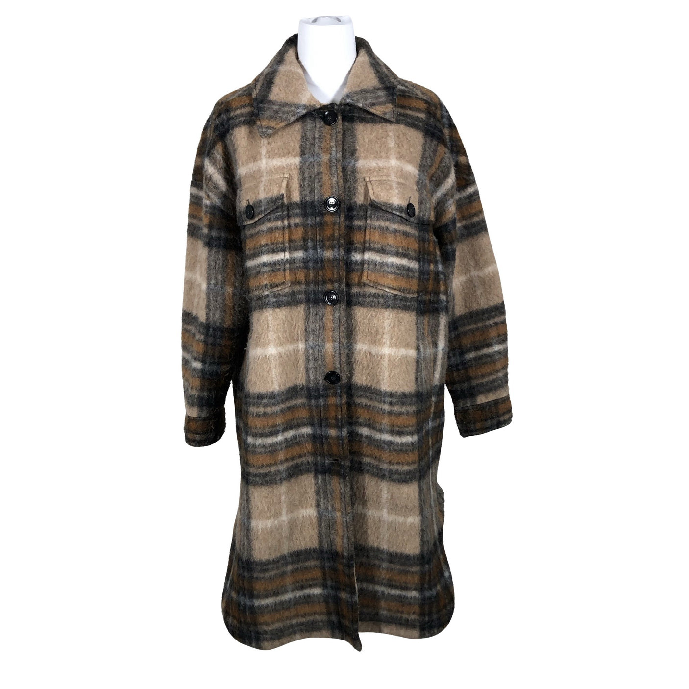 Unisex Gerry Weber - Wool coat, size 40 - Brown (2)