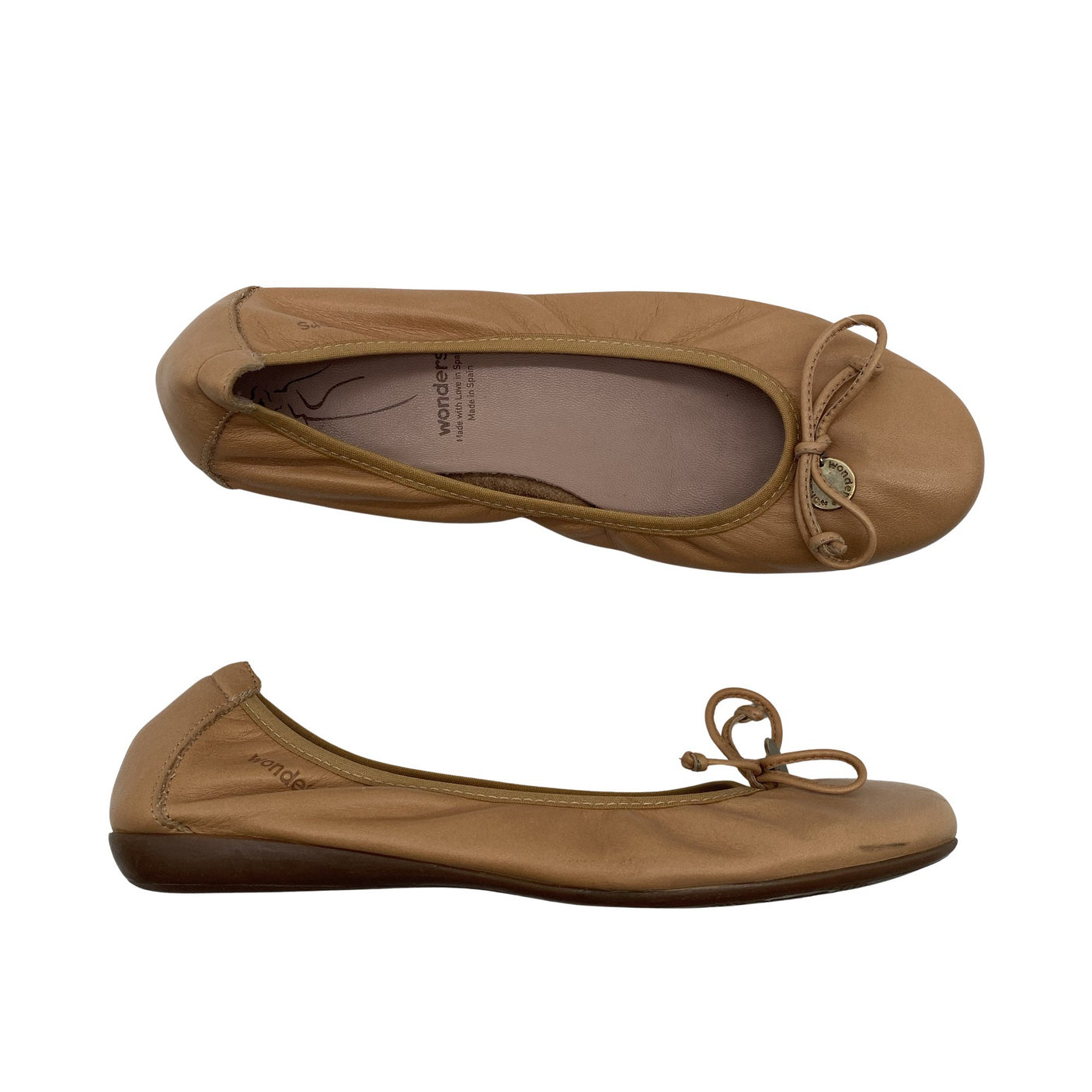 Unisex Wonders - Ballerinas, size 37 - Beige (1)