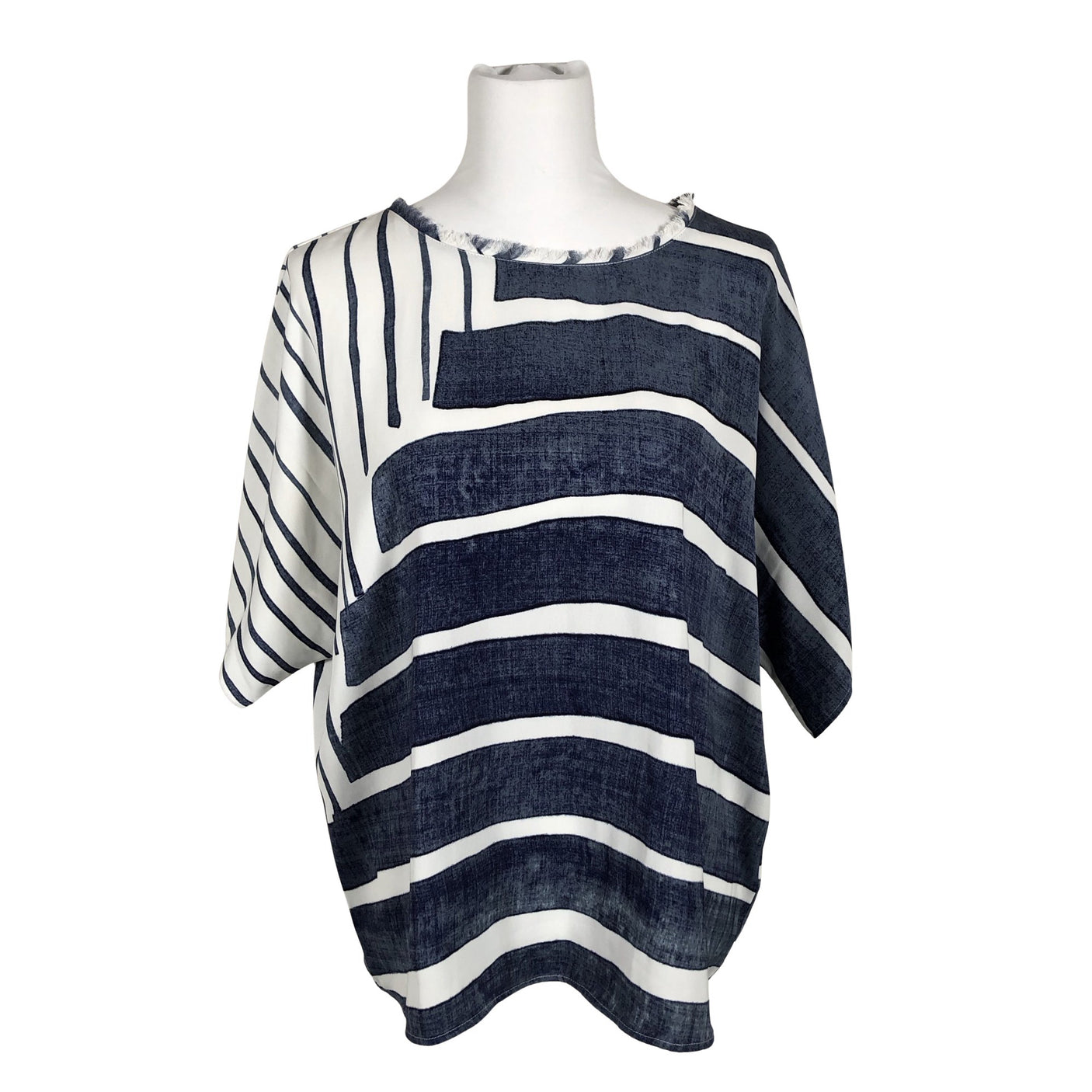 Unisex Calvin Klein - Short-sleeved blouse, size 40 - Blue (2)