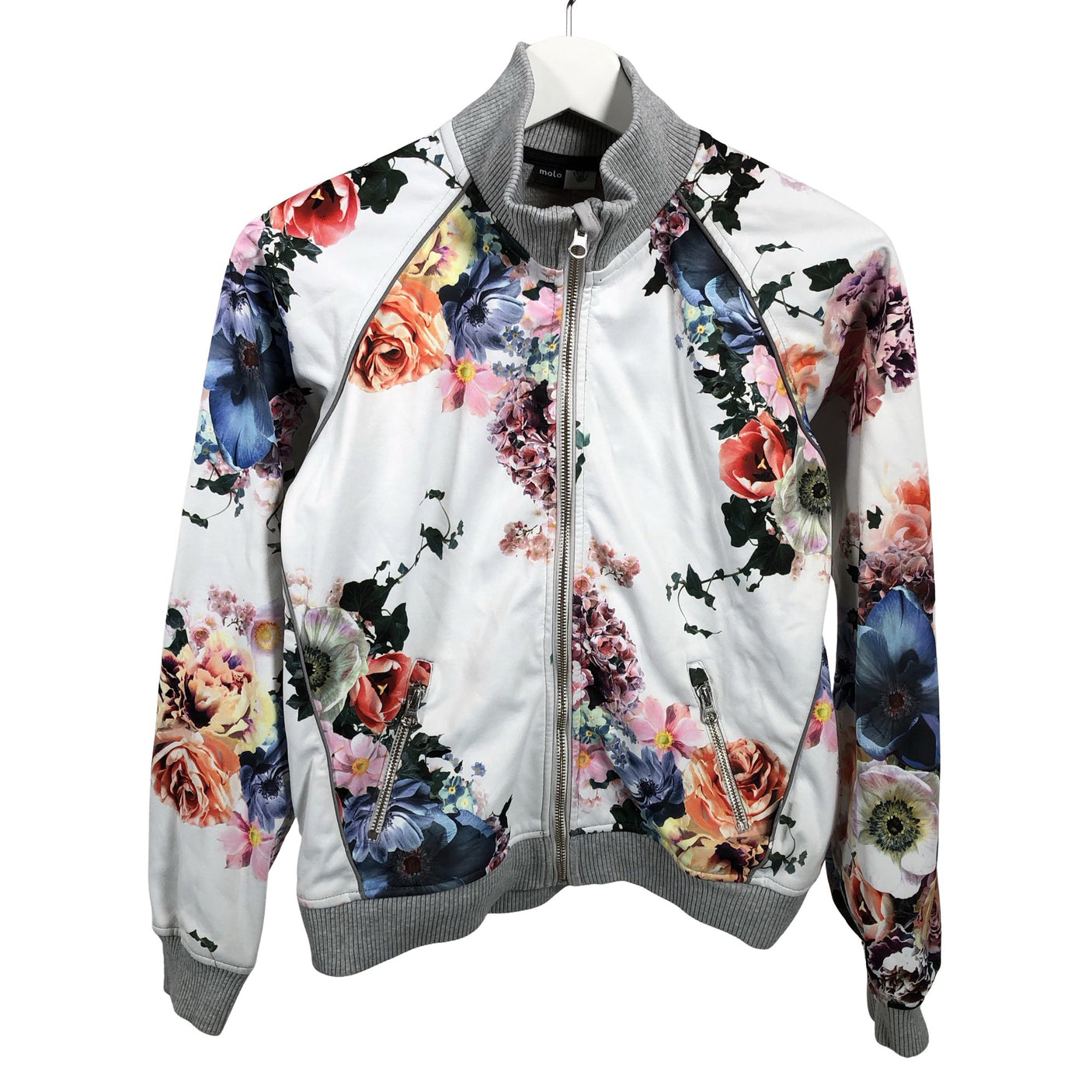 Unisex Molo Kids - Spring/Fall jacket, size 158 - 164 - White (1)