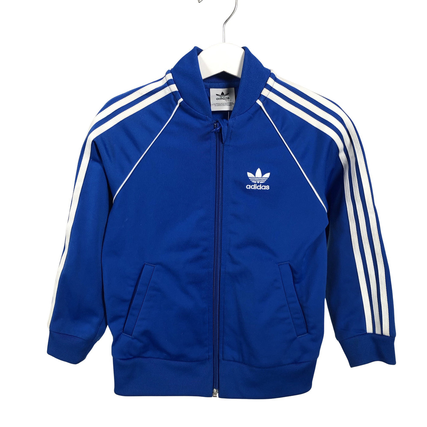 Unisex Adidas - Track jacket, size 98 - 104 - Blue (1)