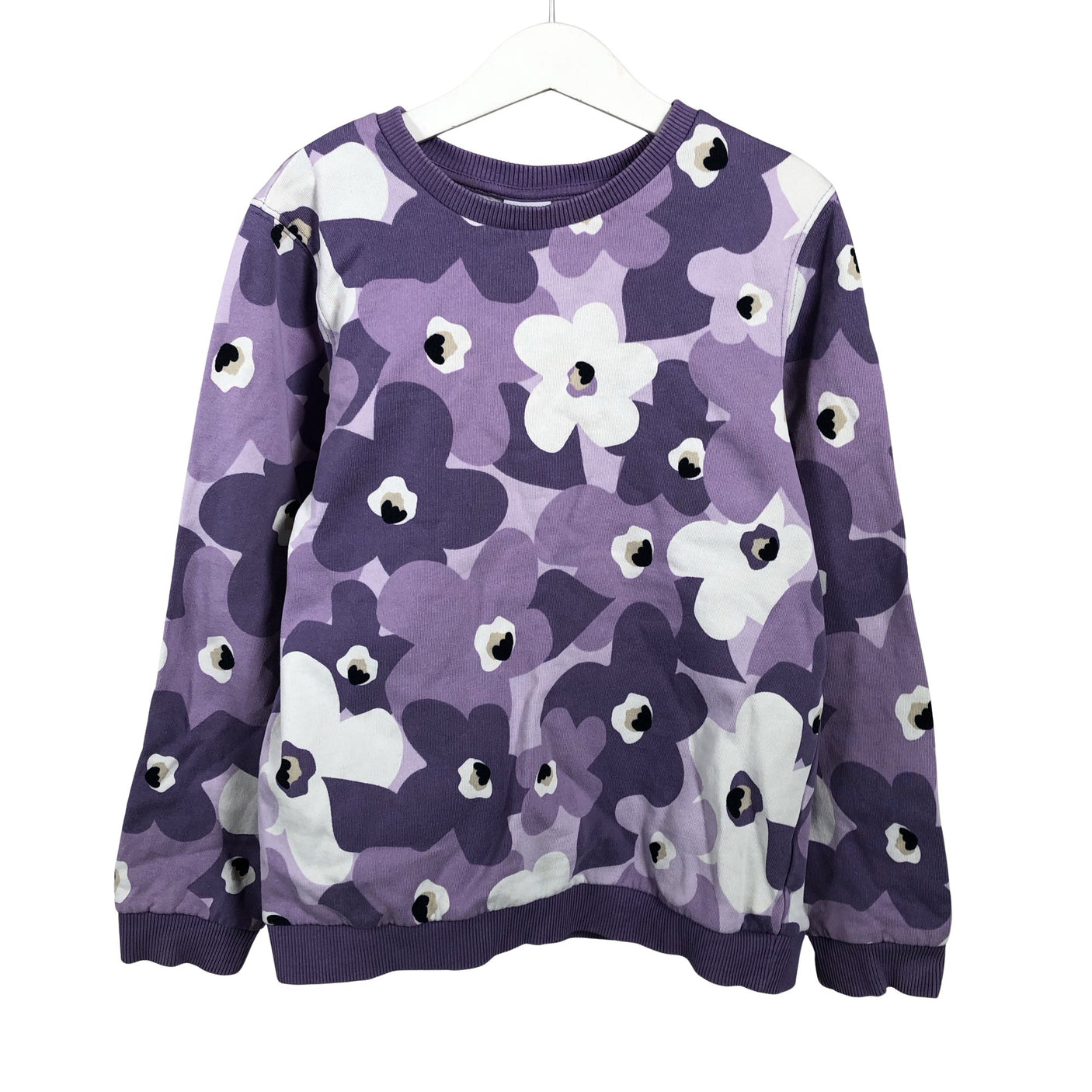 Unisex Polarn O. Pyret - Sweatshirt, size 134 - 140 - Violet (1)