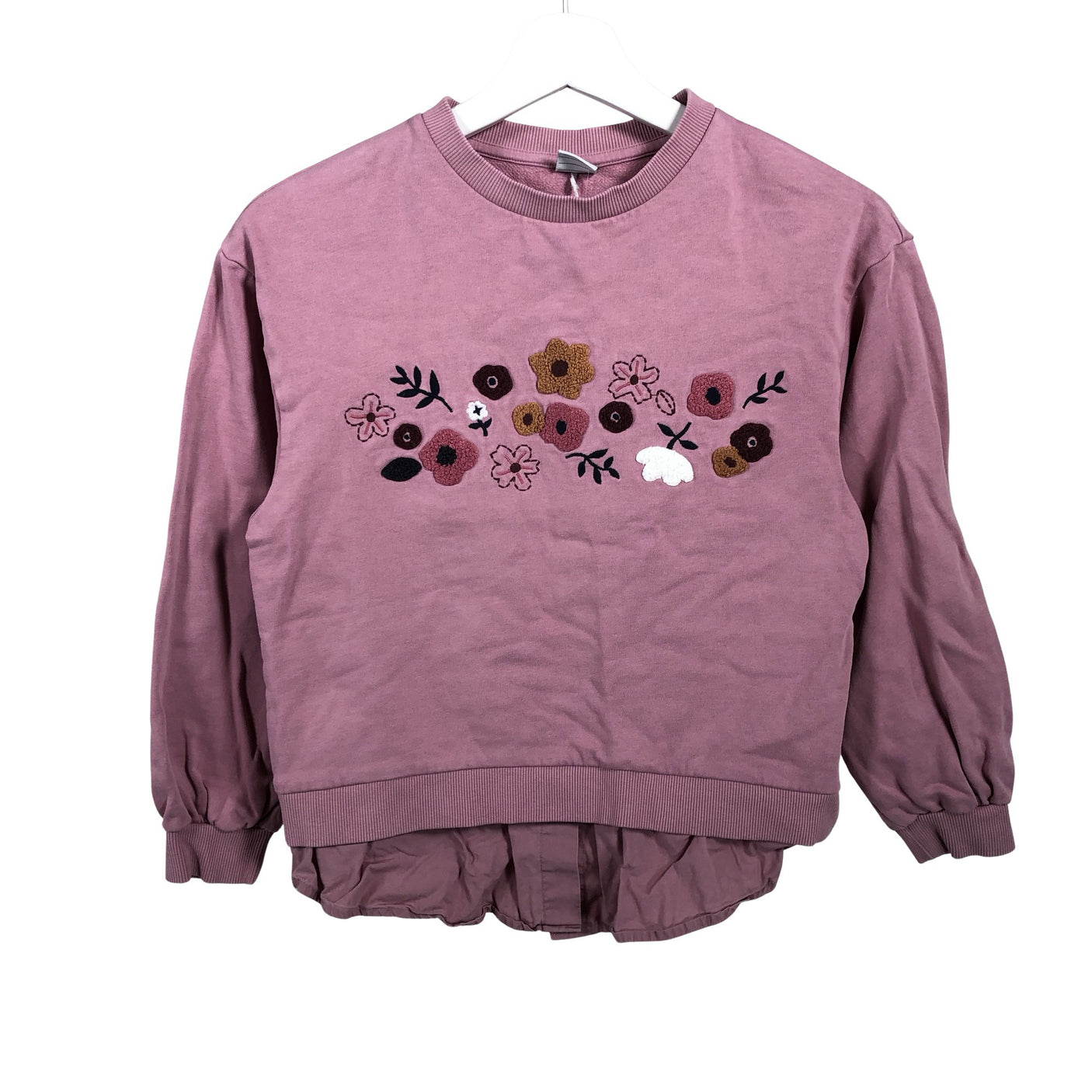 Unisex Polarn O. Pyret - Sweatshirt, size 134 - 140 - Light pink (1)