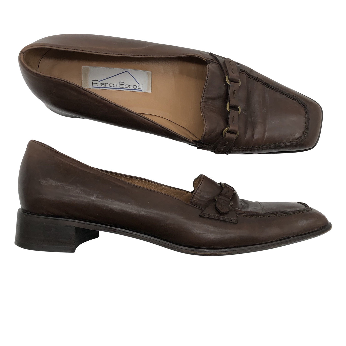 Unisex Franco Bonoldi - Loafers, size 39 - Brown (1)