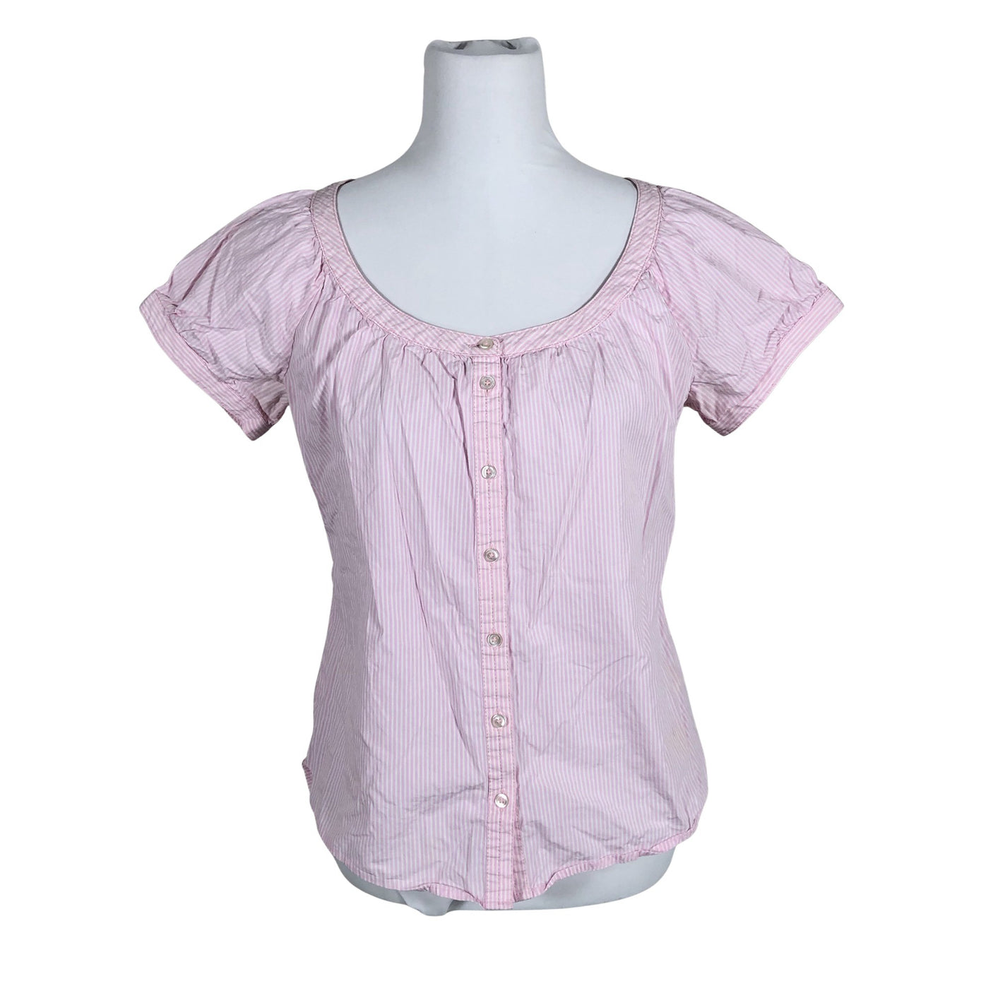 Unisex Marc O'Polo - Short-sleeved blouse, size 38 - Light pink (2)