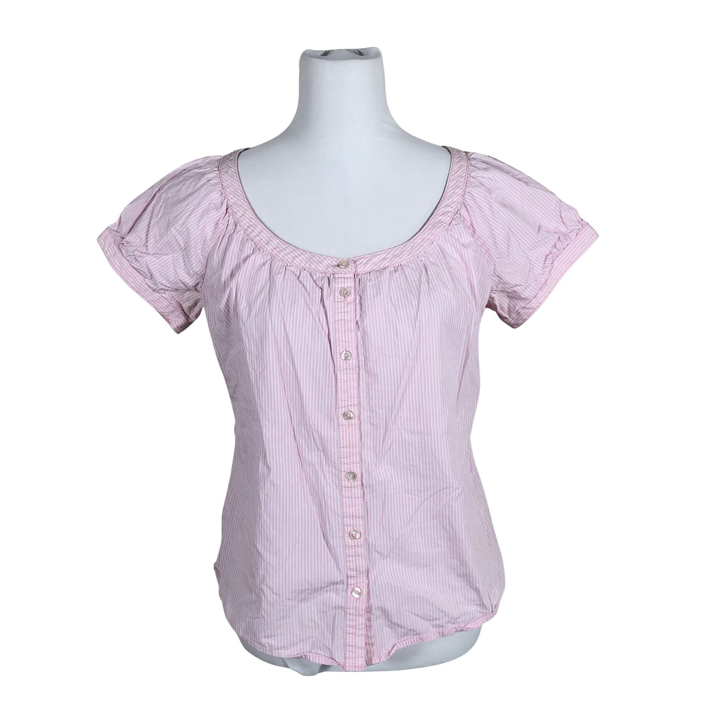 Unisex Marc O'Polo - Short-sleeved blouse, size 38 - Light pink (1)