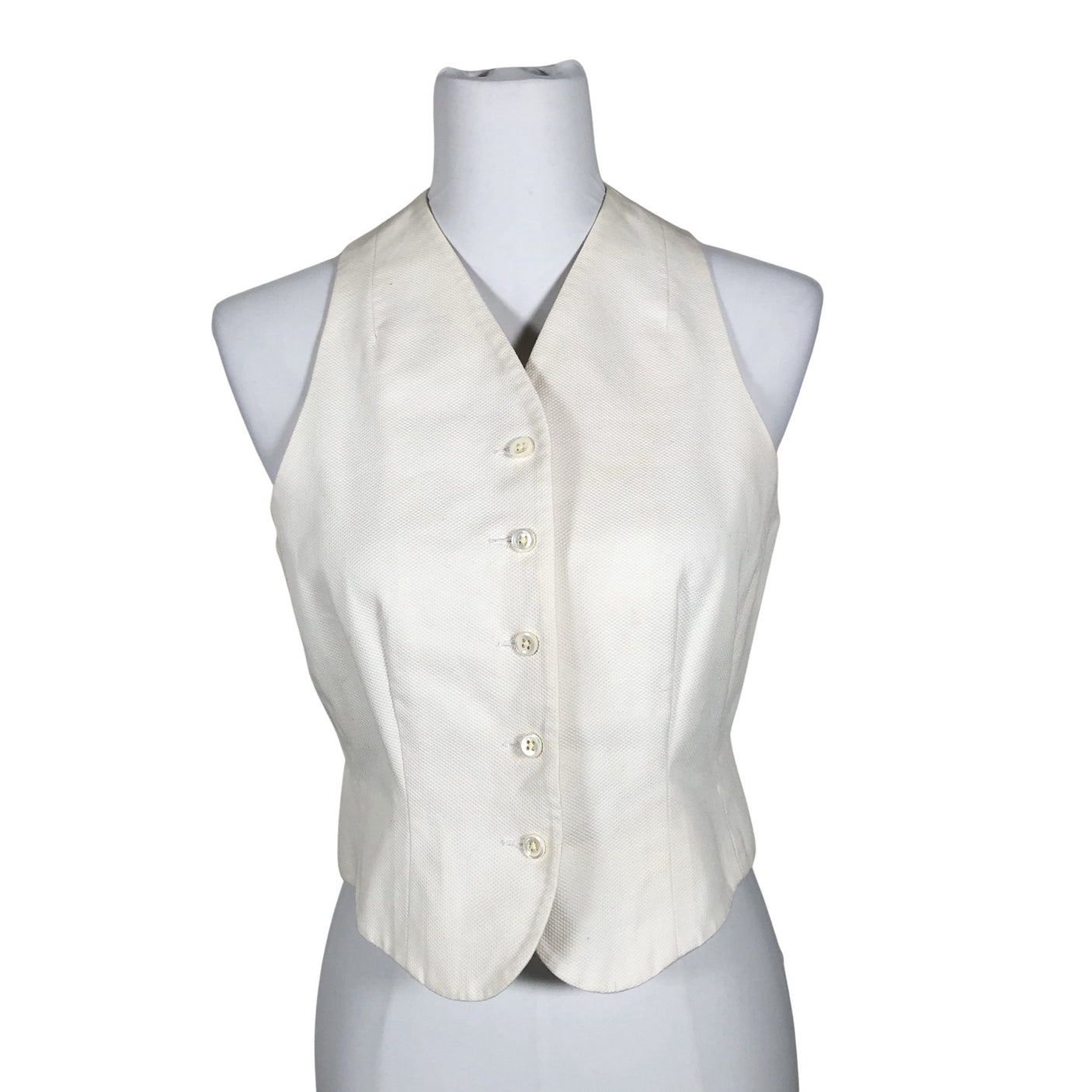 Unisex Banana Republic - Vest, size 34 - White (1)