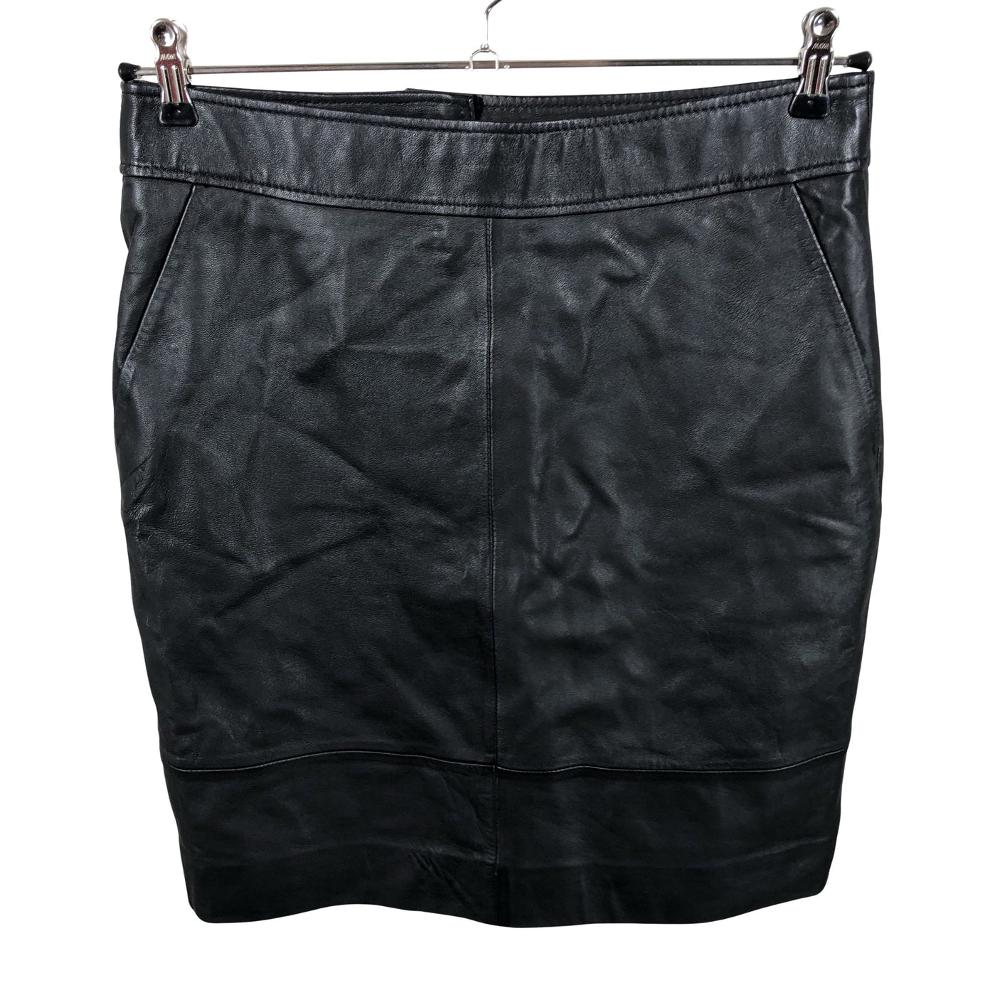 Unisex Second Female - Leather skirt, size 40 - Black (2)