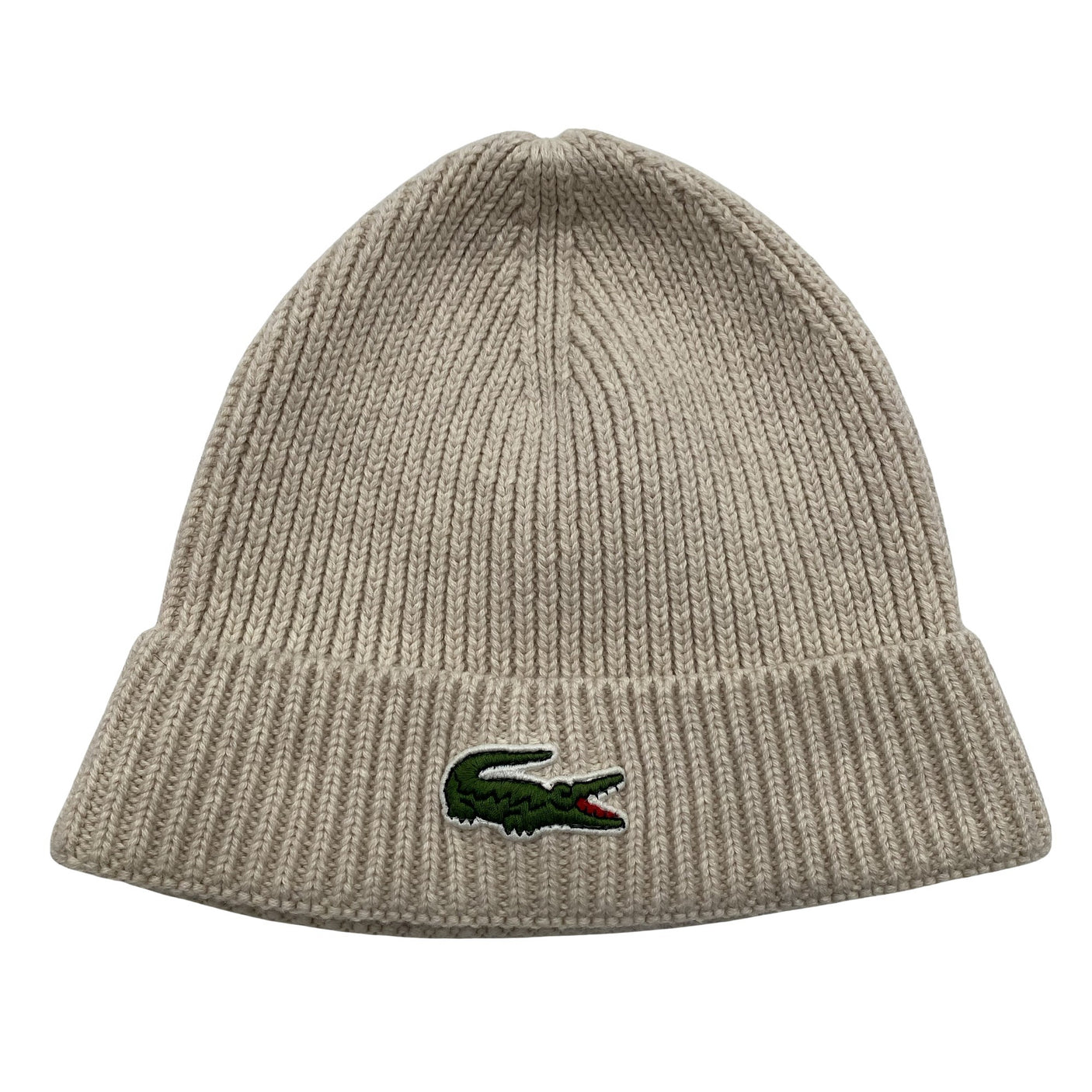 Unisex Lacoste - Winter beanie, size 54 - 56 cm - Beige (1)