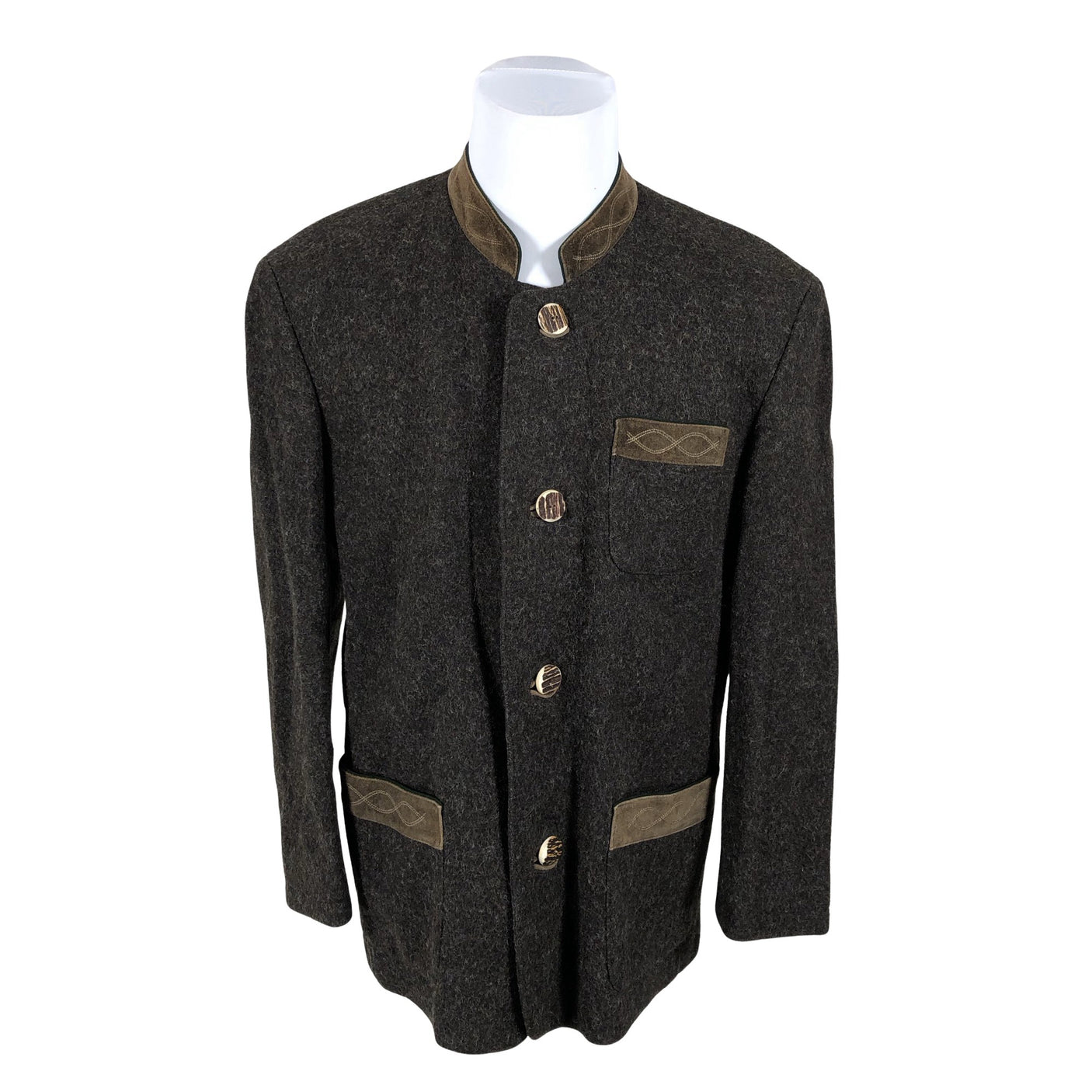 Unisex Lodenfrey - Wool coat, size M - Brown (1)