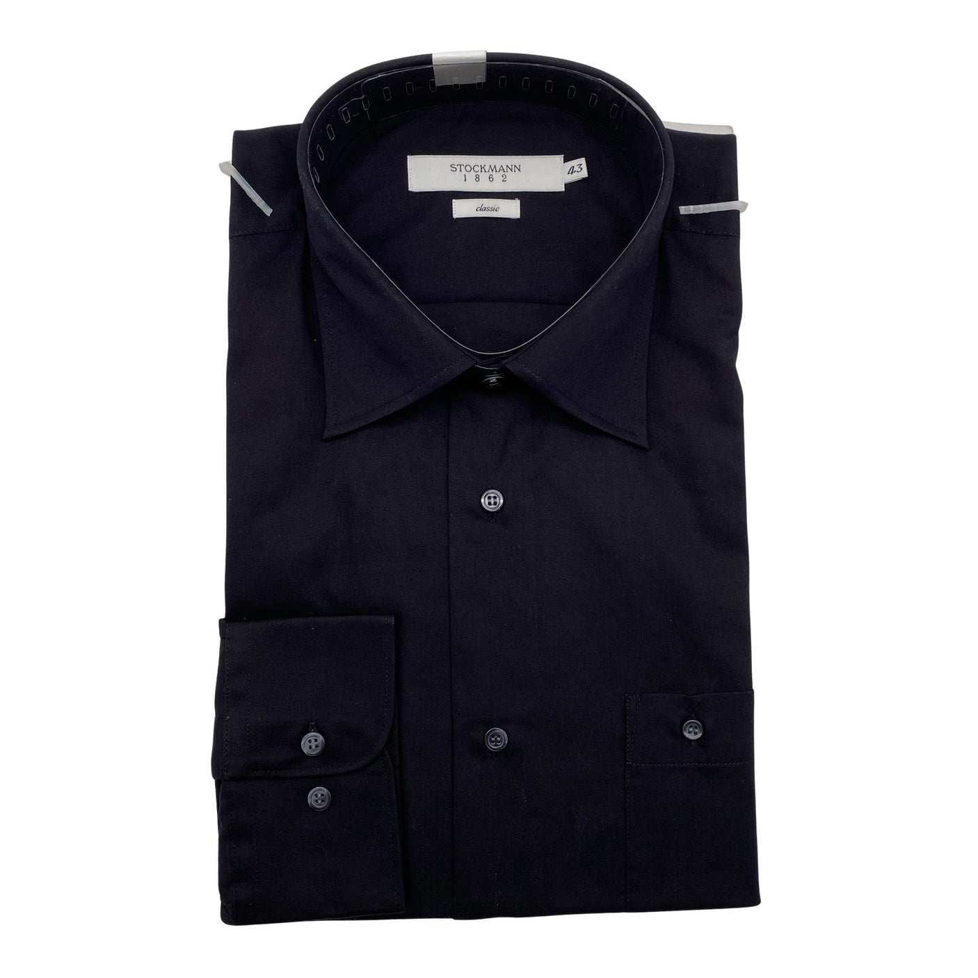 Unisex Stockmann 1862 - Collared shirt, size XL - Black (1)