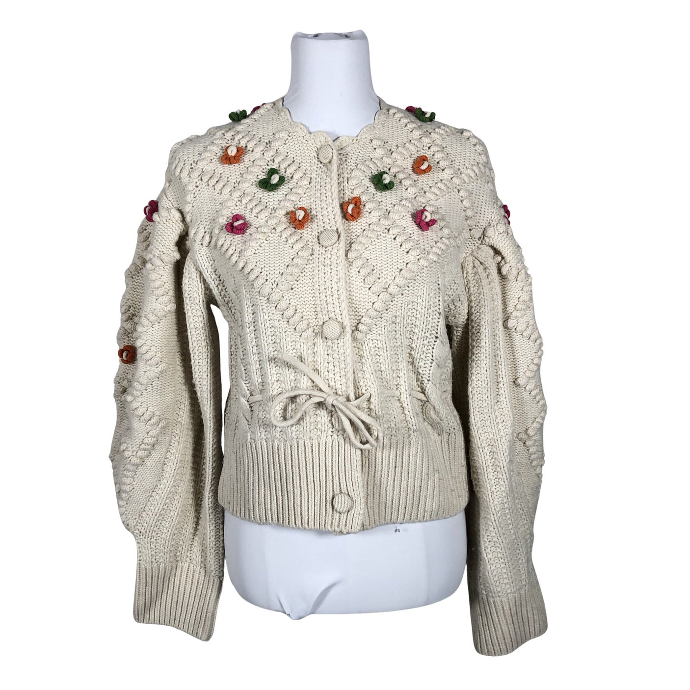 Unisex Baum und Pferdgarten - Cardigan, size 36 - Natural white (1)
