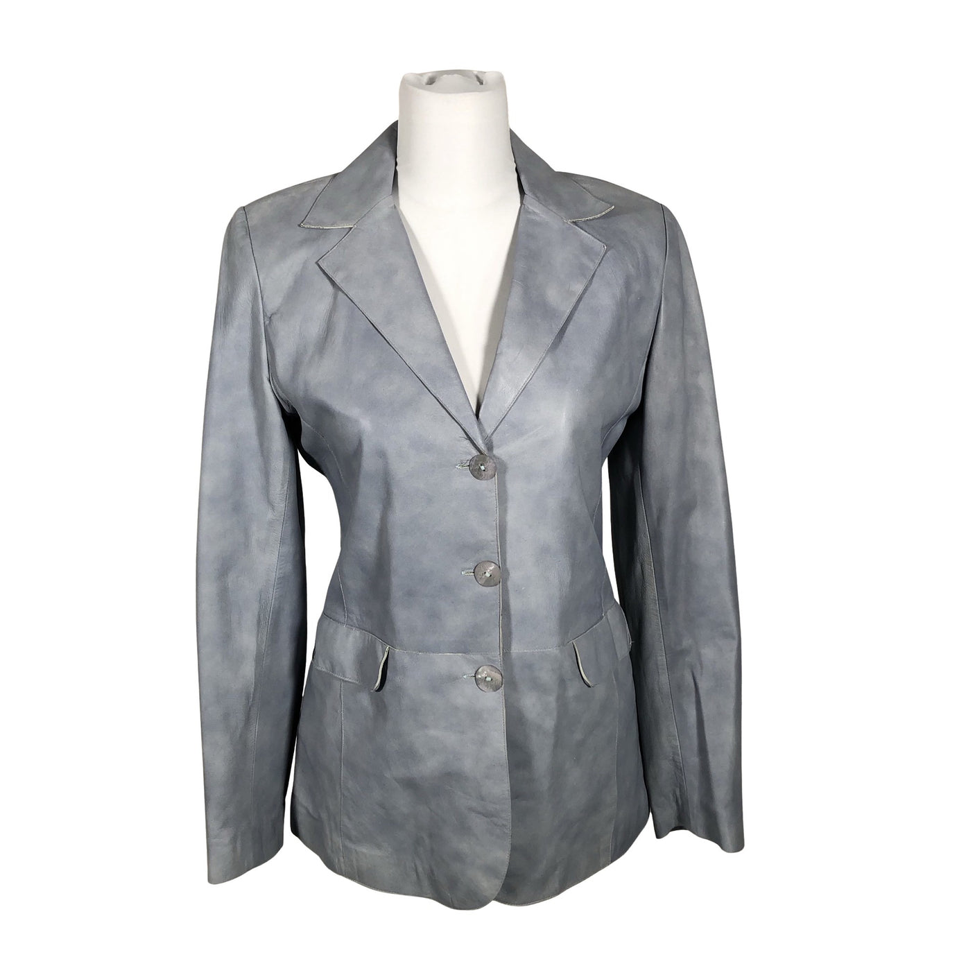 Unisex pellessimo - Leather jacket, size 38 - Light blue (2)