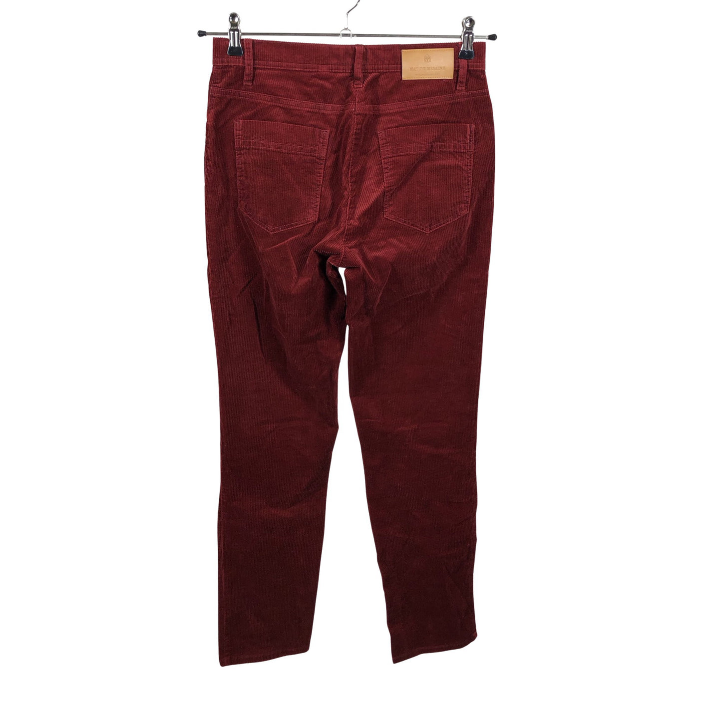 Unisex Mat de Misaine - Velvet pants, size 38 - Wine red (3)