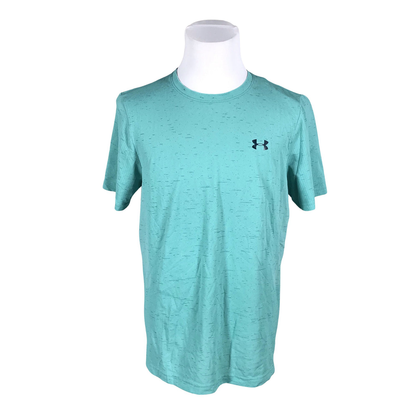 Unisex Under Armour - Sports shirt, short sleeve, size L - Turquoise (1)