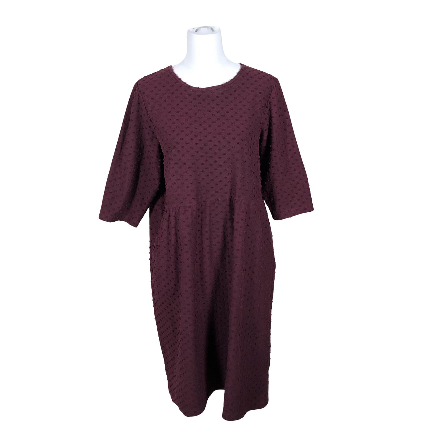 Unisex Aarrelabel - Tricot dress, size 44 - Wine red (1)