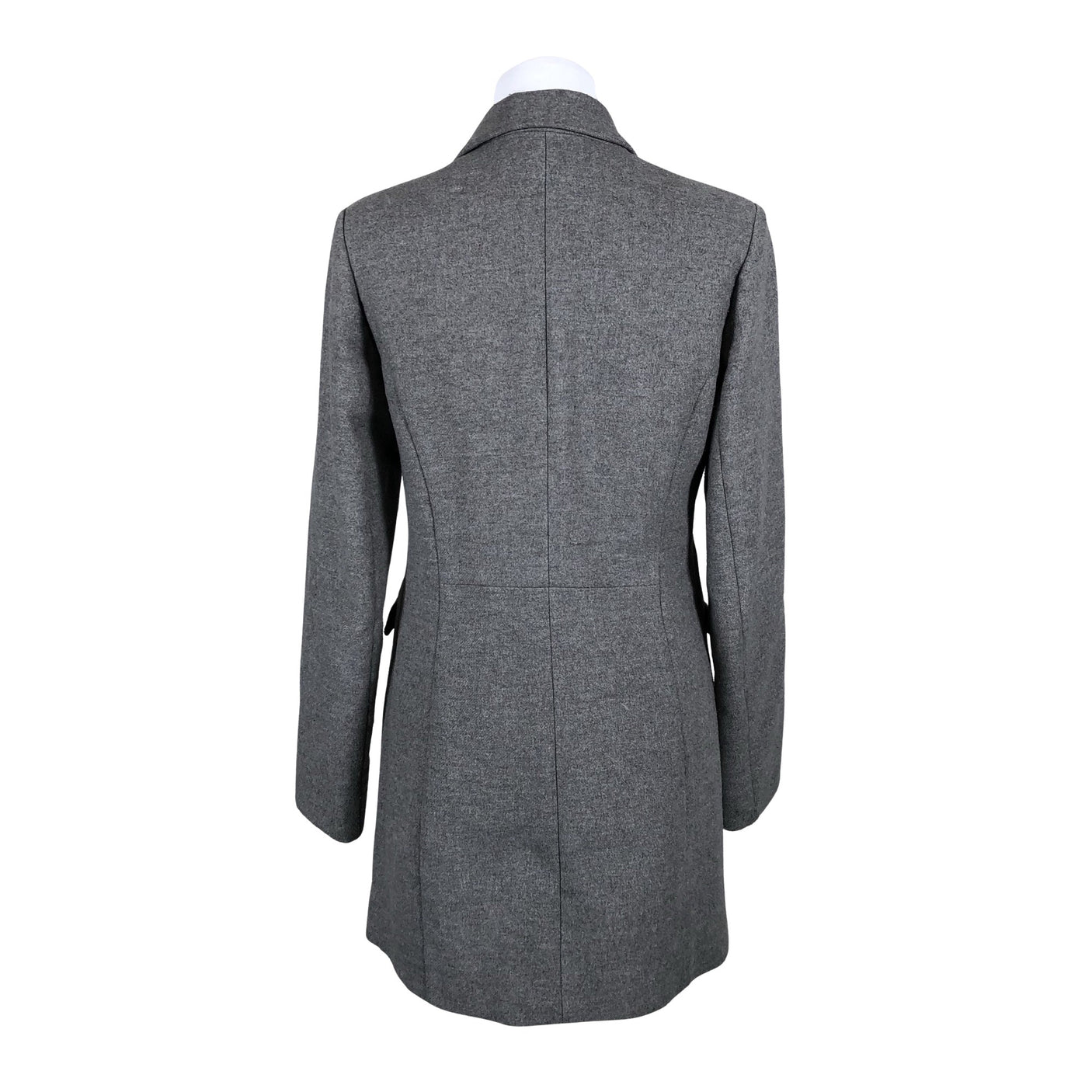 Unisex Turnover - Wool coat, size 38 - Gray (2)