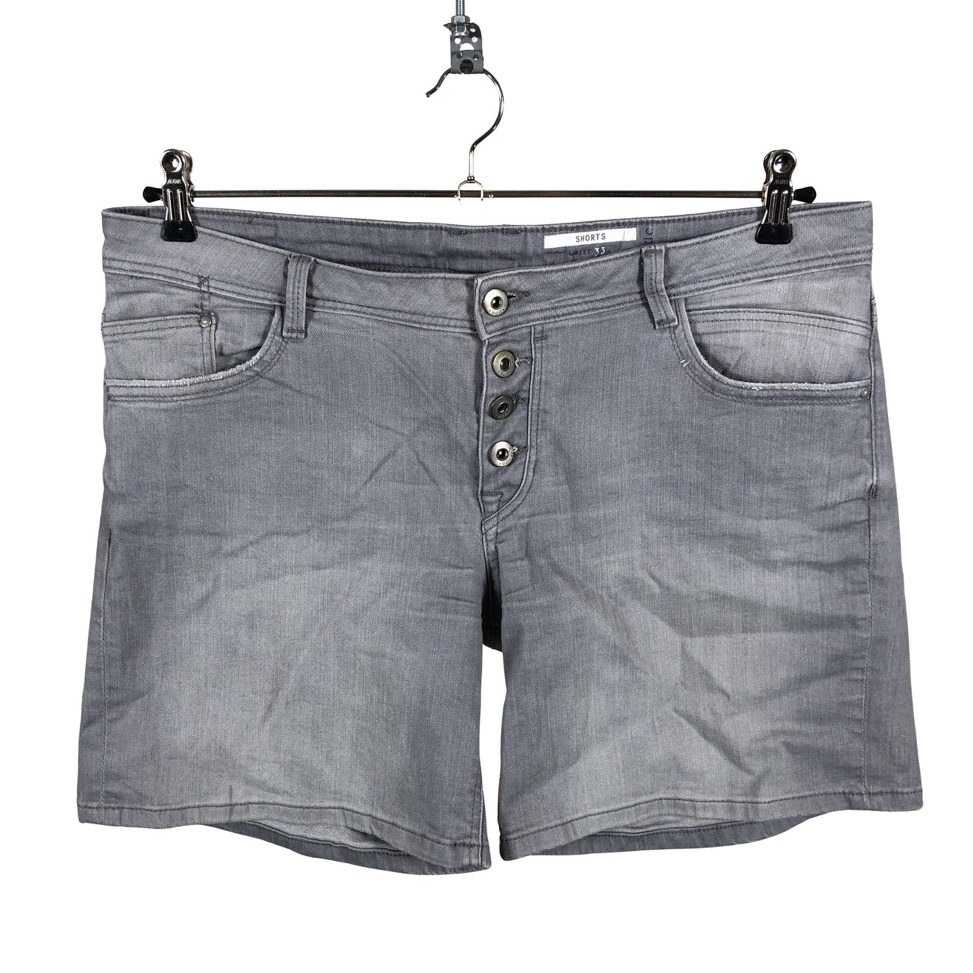 Unisex Esprit - Denim shorts, size W33 - Gray (3)
