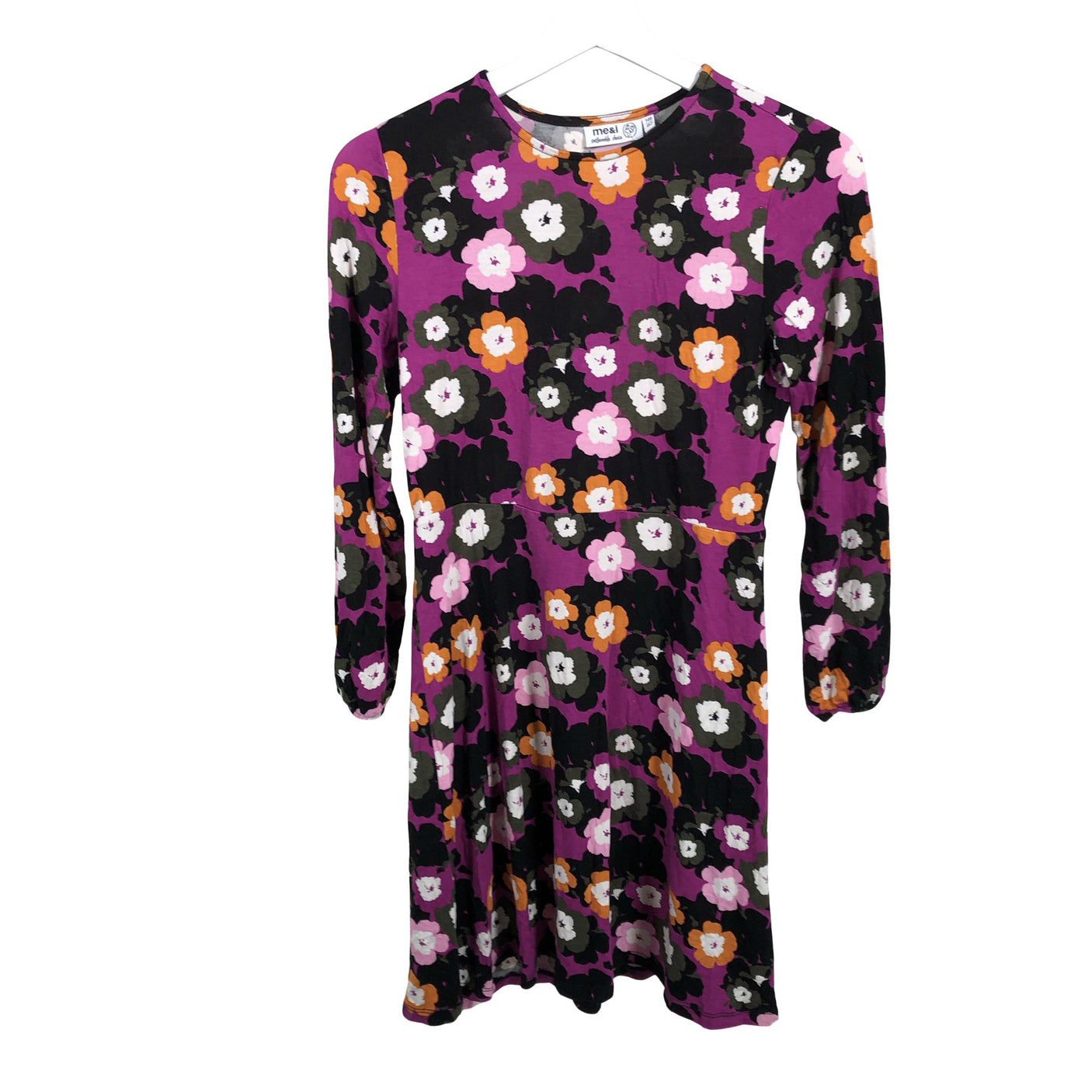 Unisex me&i - Tricot dress, size 146 - 152 - Violet (1)