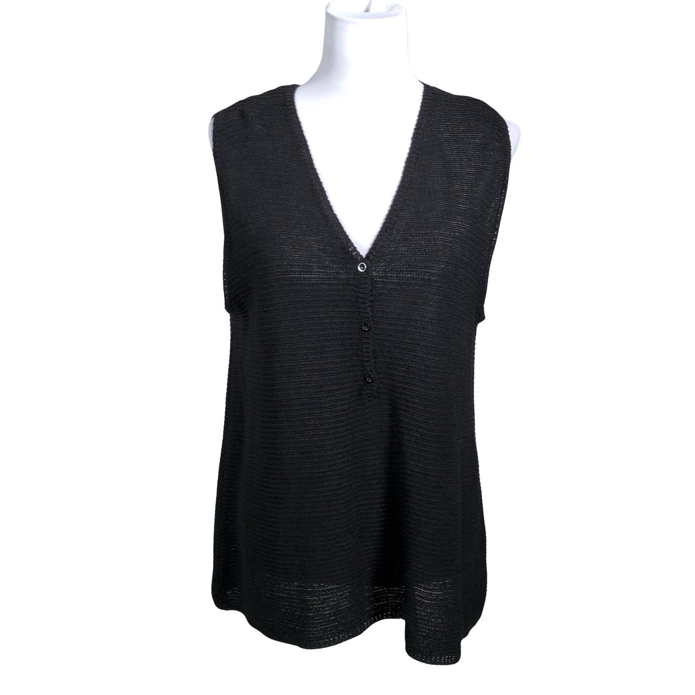 Unisex The Masai - Knit vest, size 38 - Black (1)