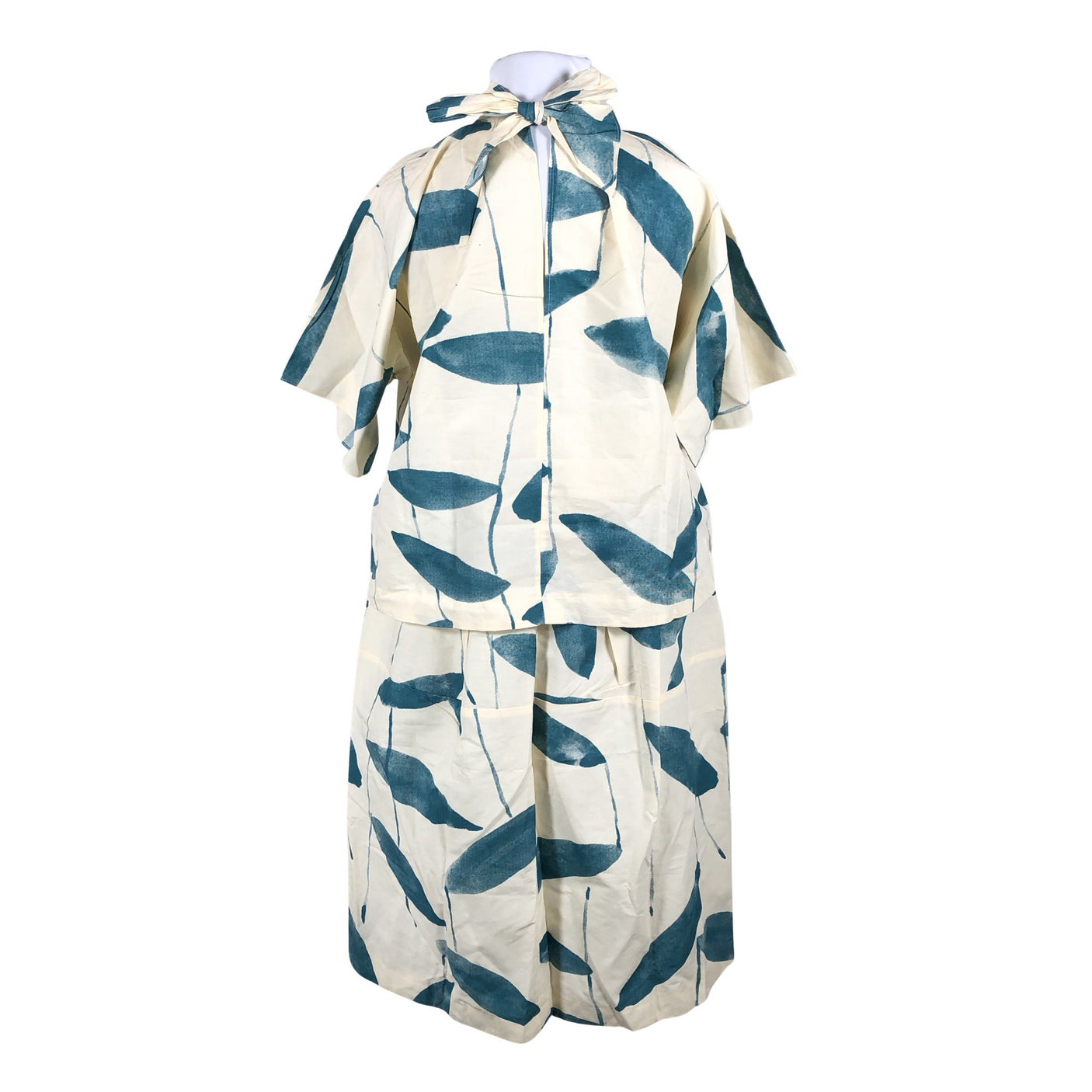 Unisex Marimekko - Short-sleeved blouse, size 44 - Green (3)