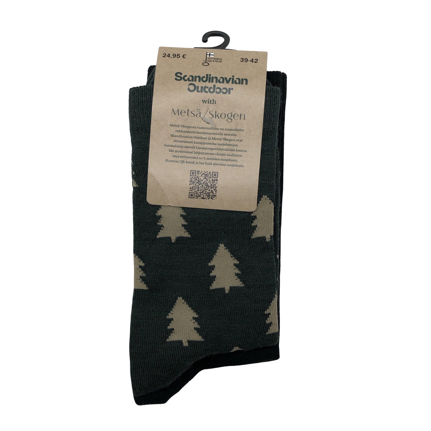 Unisex Sukkamestarit - Socks, size 39 - Green (1)
